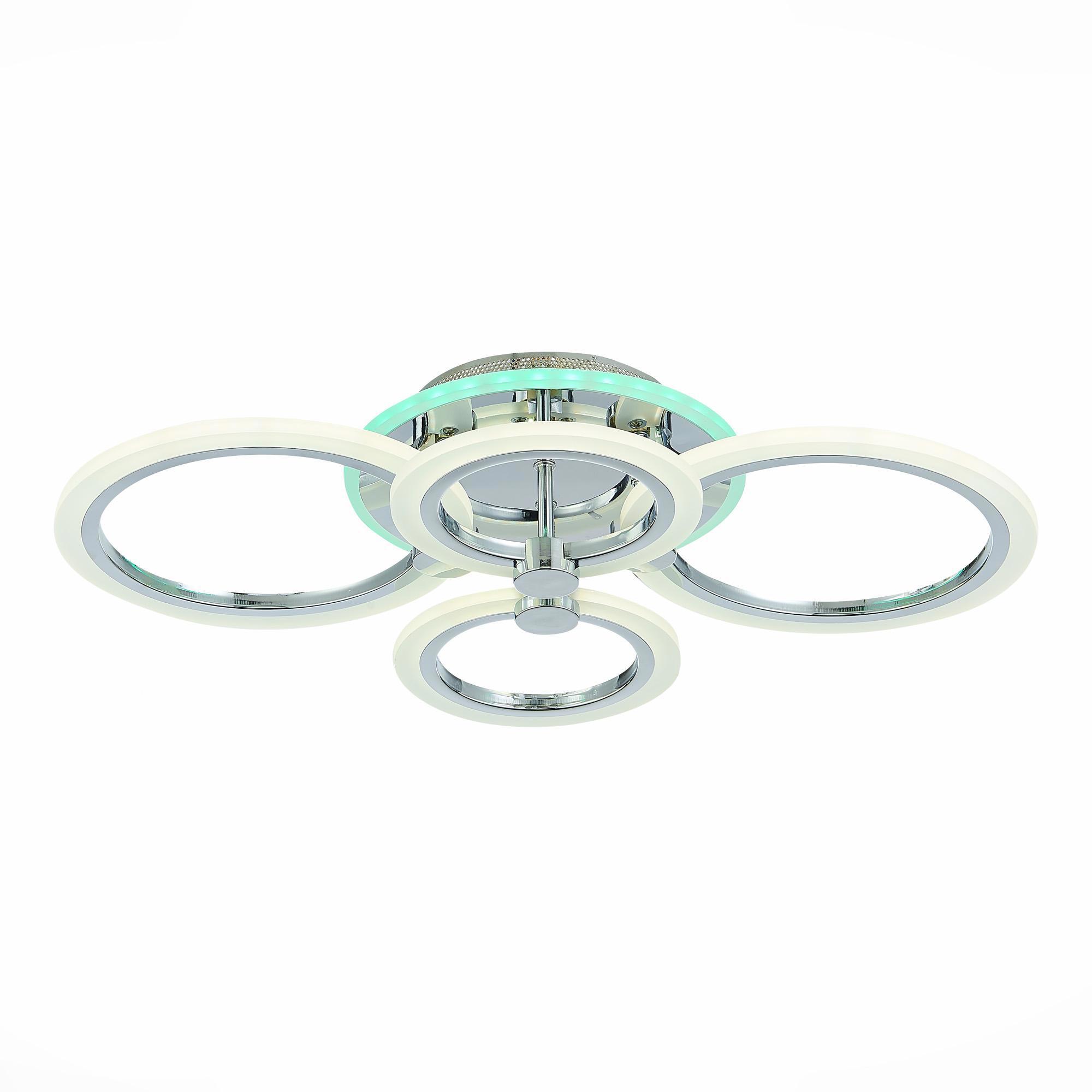 Изображение товара Люстра потолочная светодиодная ALMA LIGHT RGB 4x72W 12 м² современный дизайн управление со смартфон