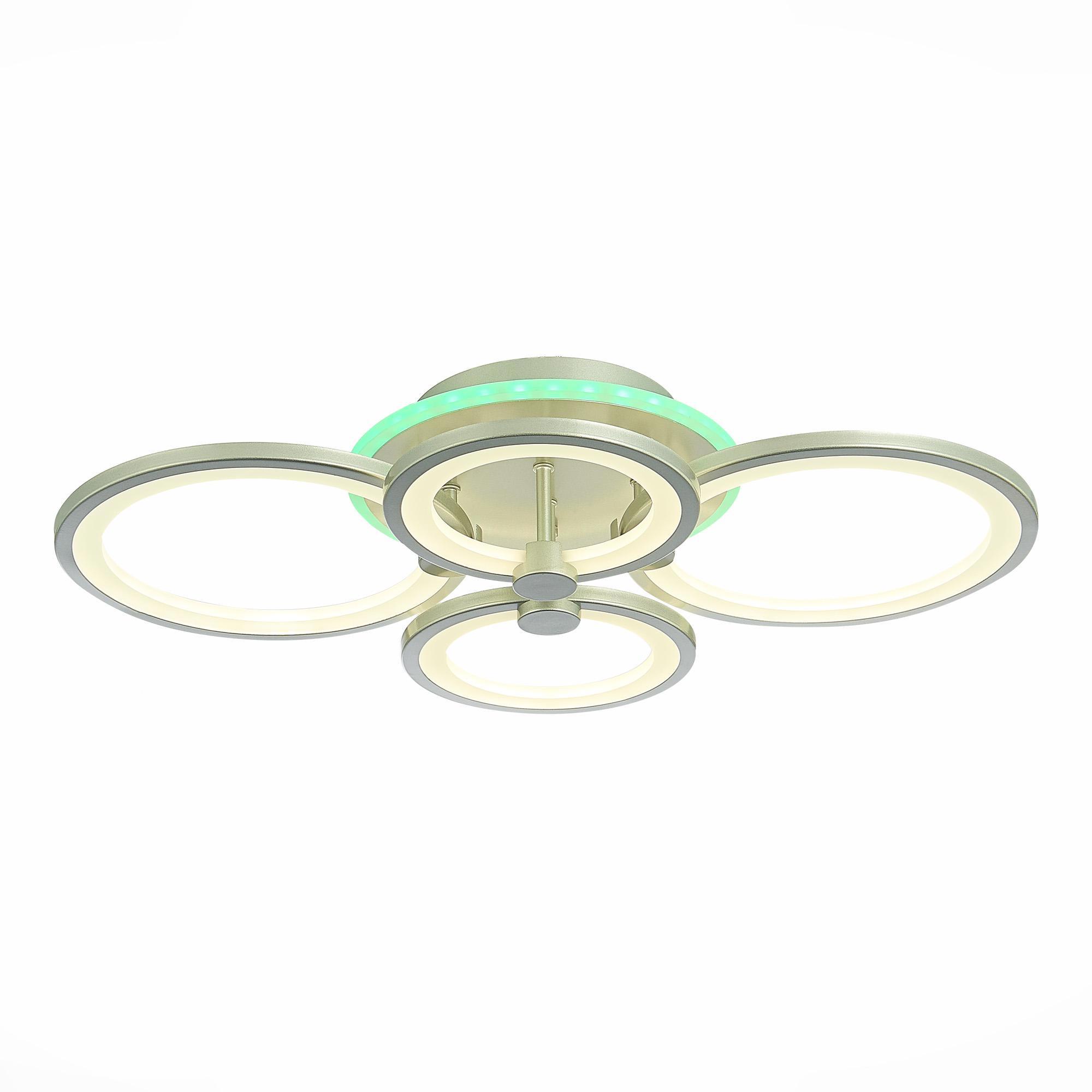 Изображение товара люстра потолочная светодиодная ALMA LIGHT RGB 4x100W с регулируемой яркостью и цветом