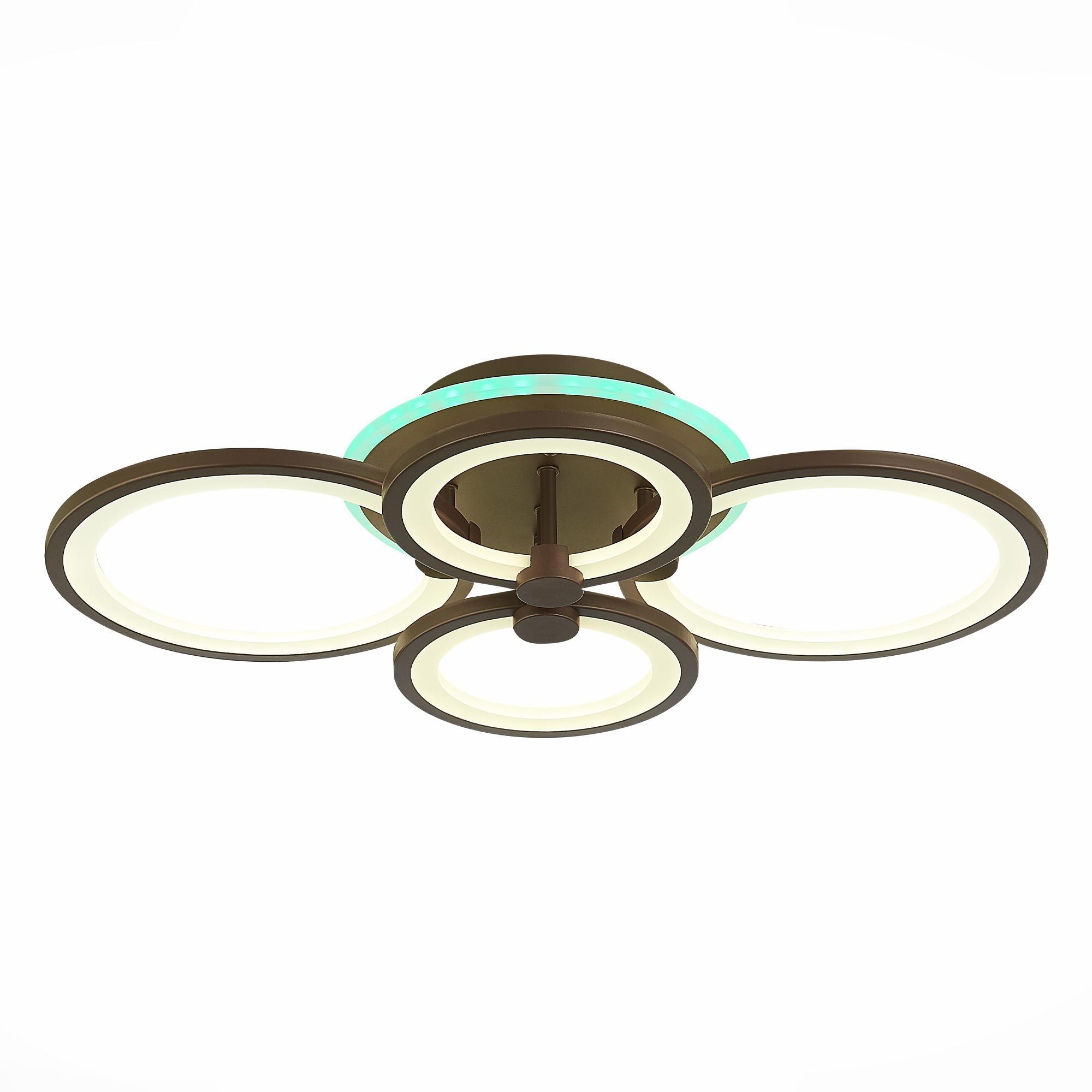 Изображение товара Потолочная светодиодная люстра ALMA LIGHT RGB 4x100W 16 м² управление смартфон