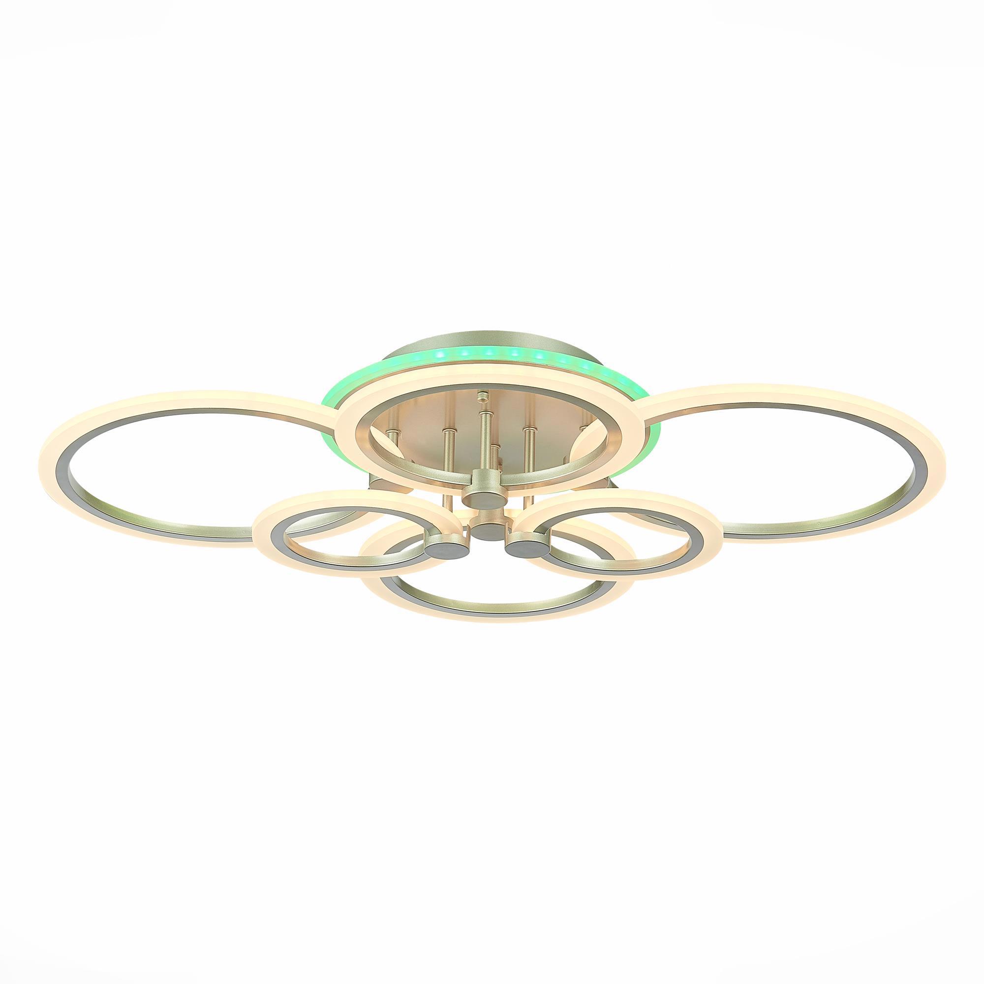 Изображение товара Люстра потолочная светодиодная ALMA LIGHT ALC00102SL-RGB-LED.6x132W на 20 м²