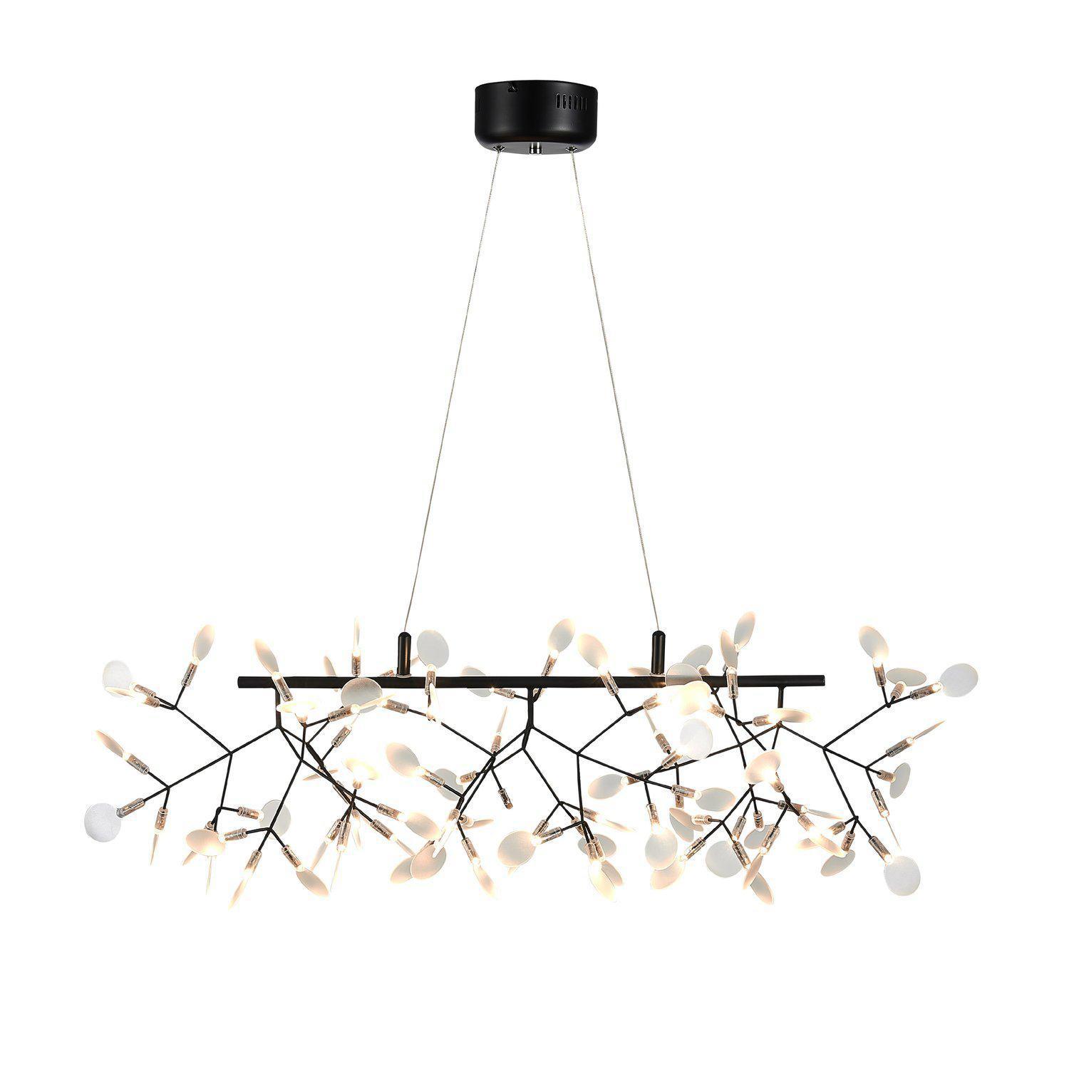 Изображение товара Подвесная люстра светодиодная ST LUCE SL379.403.81 14 м² нейтральный белый черный цвет