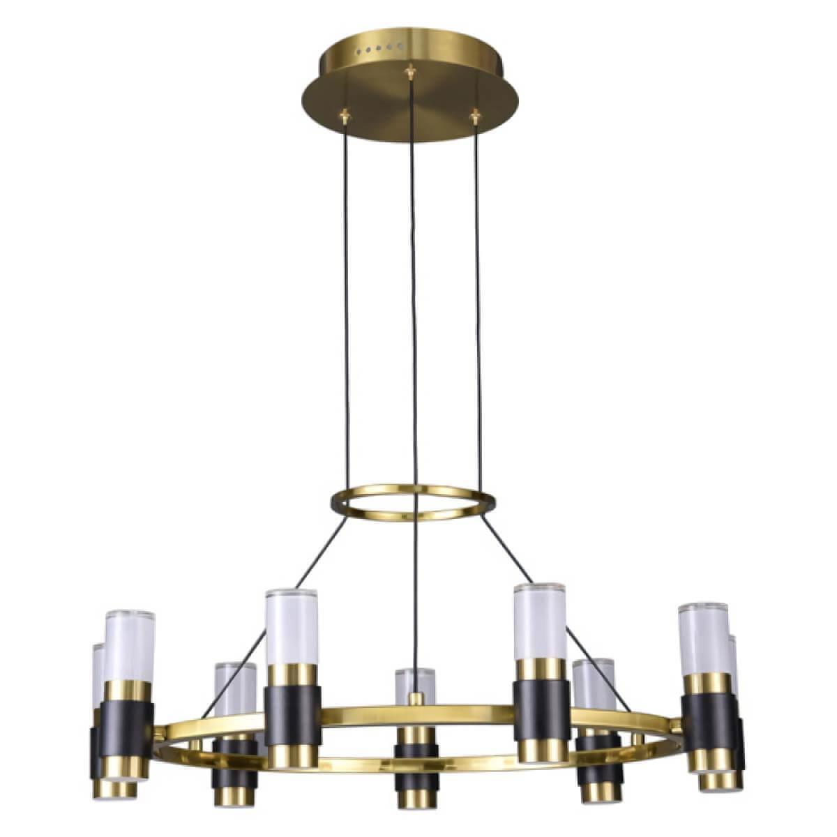 Изображение товара Стильная потолочная люстра De Markt 551012609 с 9 плафонами и регулировкой высоты