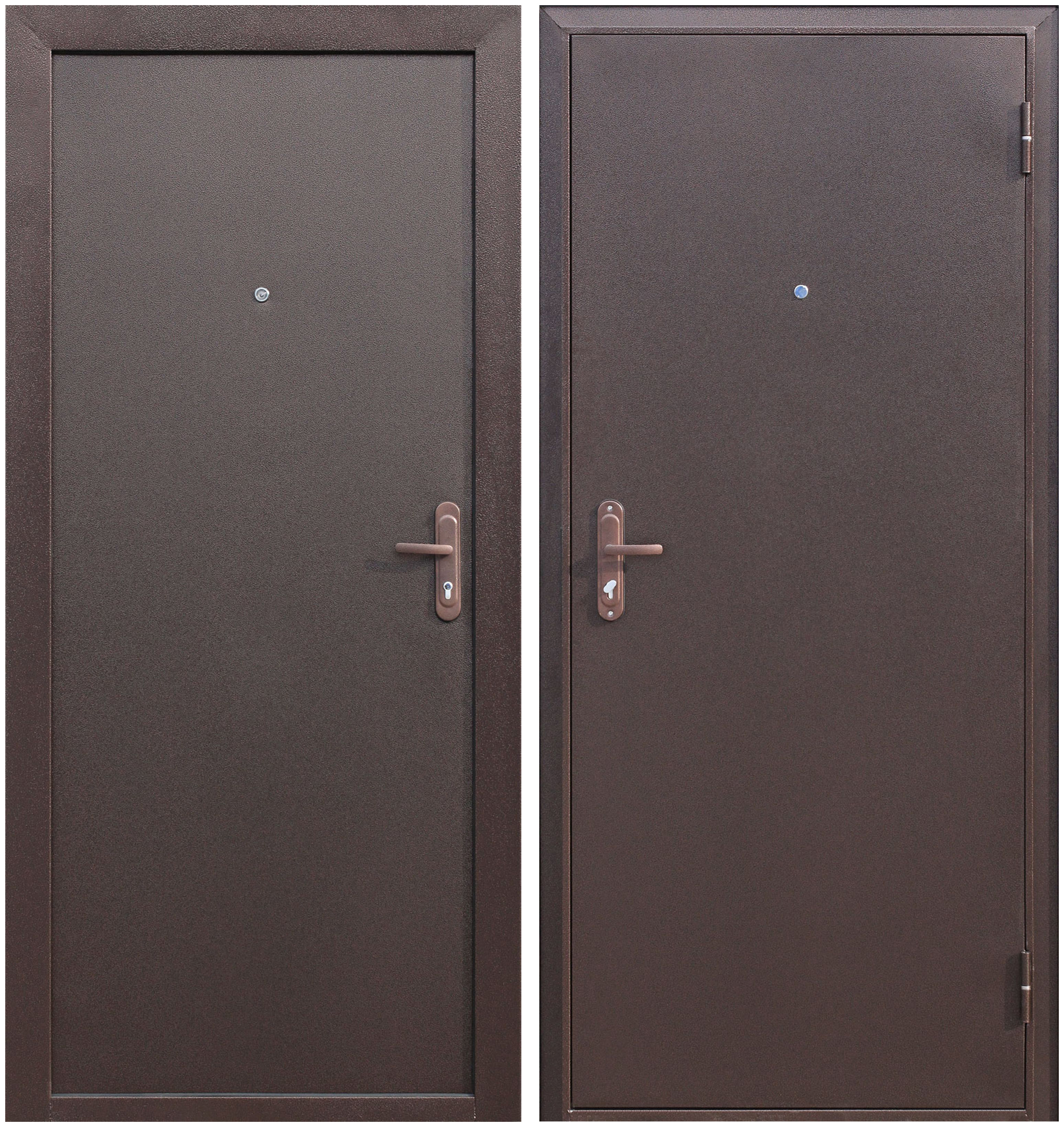 Изображение товара Дверь входная металлическая Стройгост 5 РФ 96x205 см левая медный антик