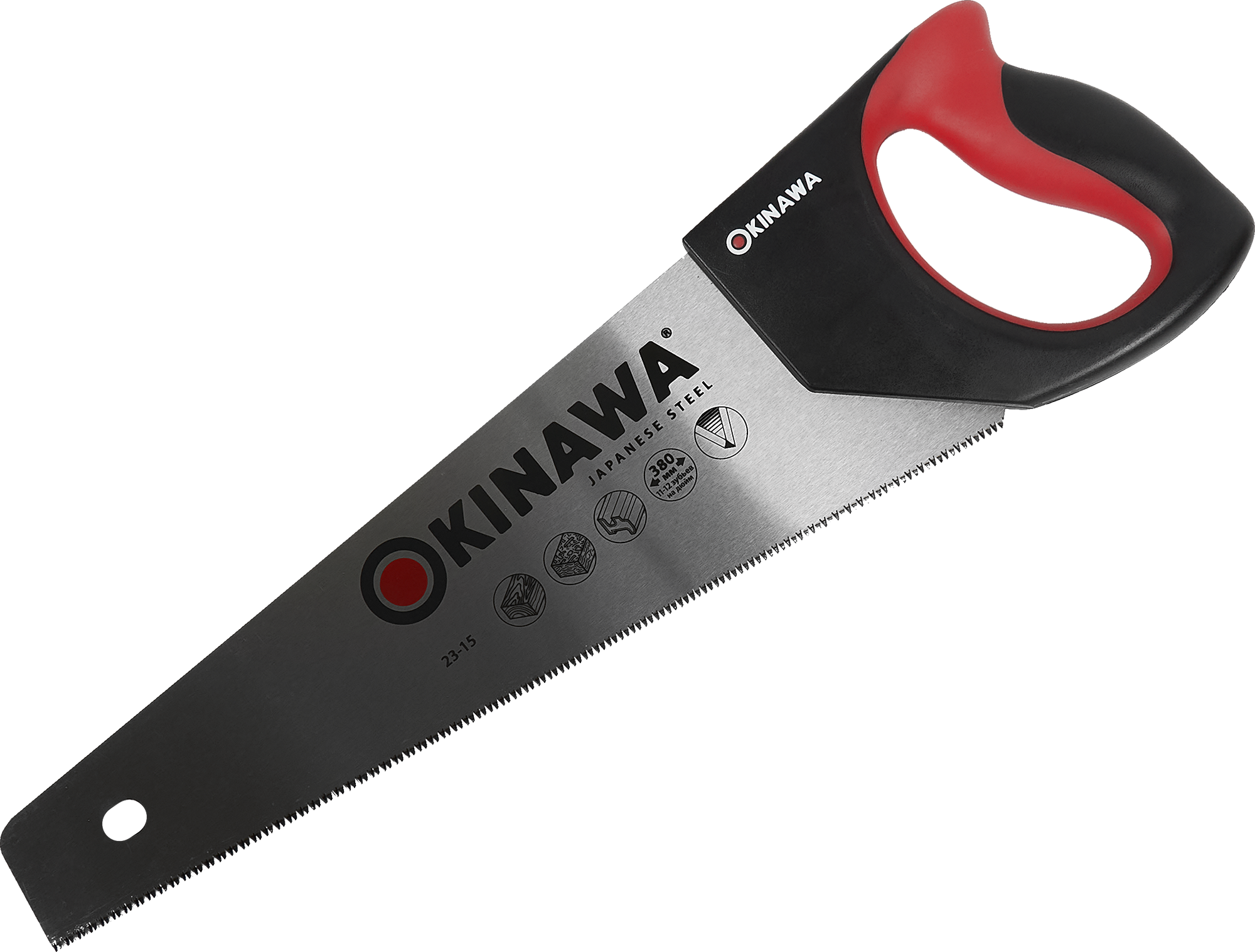 Изображение товара Пила по дереву Okinawa 23-15 380 мм для чистого распила деревянных заготовок