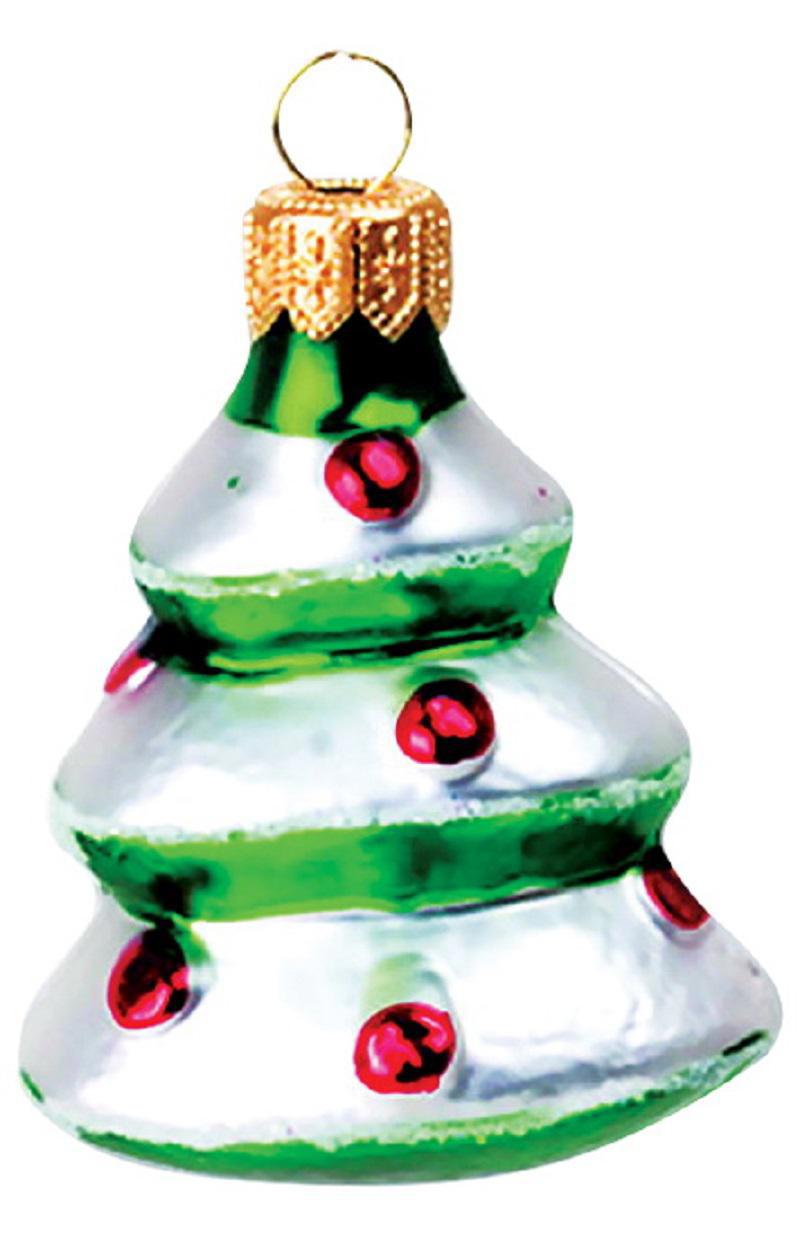 Изображение товара Елочная игрушка Ёлка мини Коломеев ФУ-155 8 см х 6.5 см разноцветный