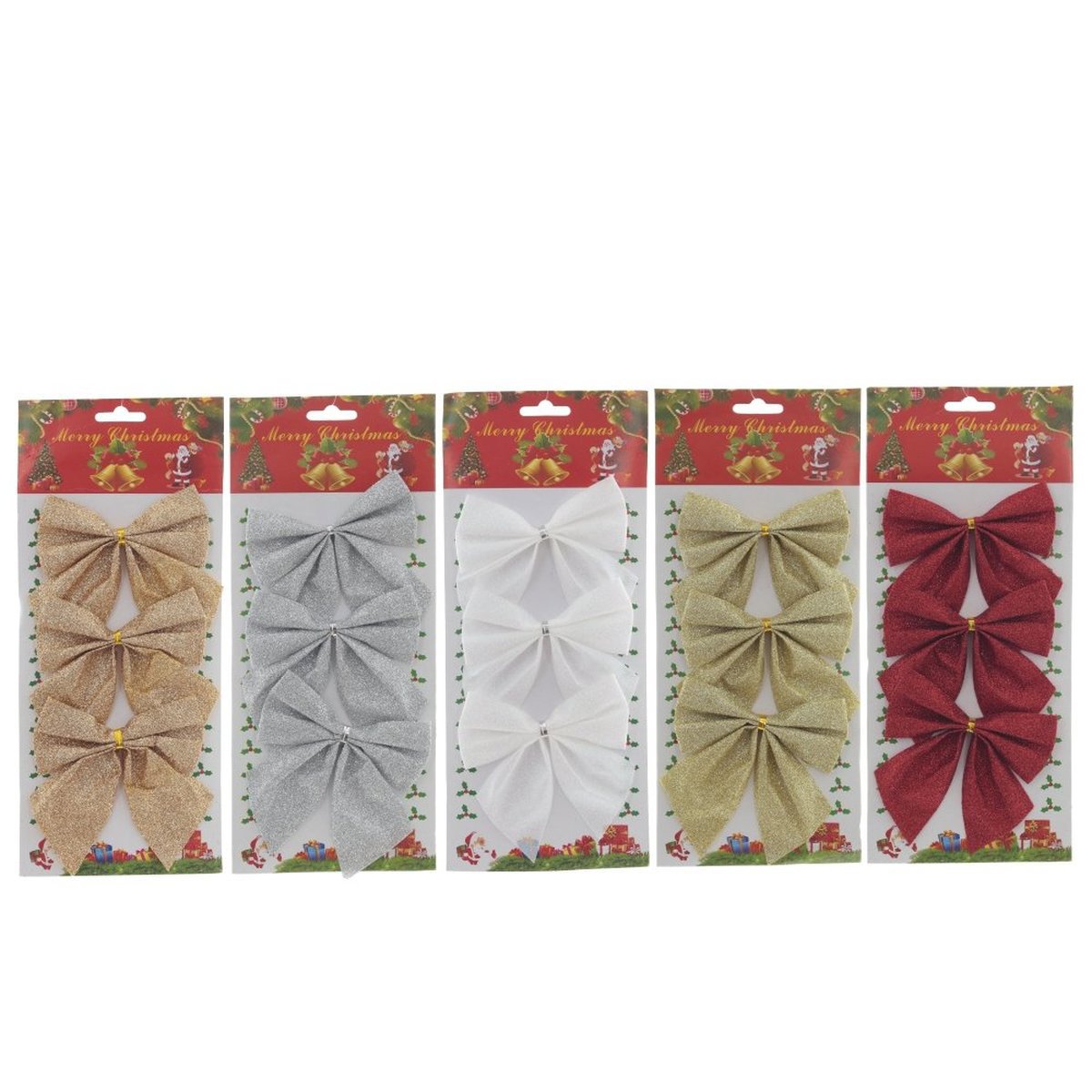 Изображение товара Изделие декоративное Бант 762396 ПВХ 1x29 см разноцветное 3 шт