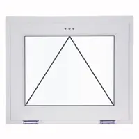 Изображение товара Окно пластиковое ПВХ Deceuninck одностворчатое 500x700 мм (ВхШ) фрамуга однокамерный стеклопакет белый/белый