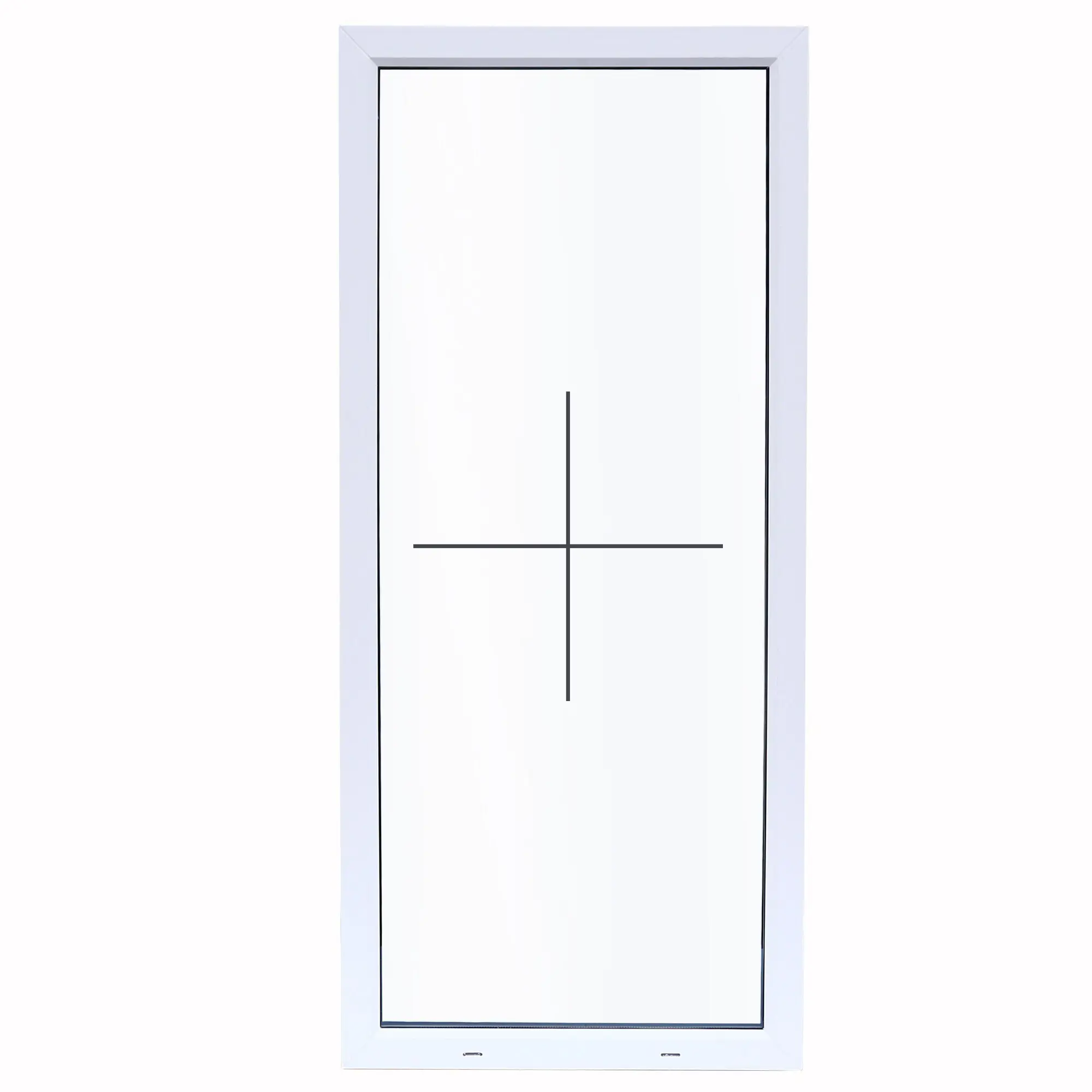 Окно пластиковое ПВХ VEKA глухое 1000x600 мм (ВхШ) стекло 4 мм белый/белый