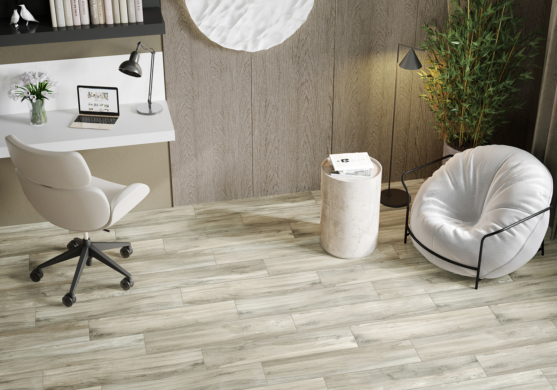 Изображение товара Плитка Alma Ceramica GFA92SNR04R 20x90см цвет бежевый