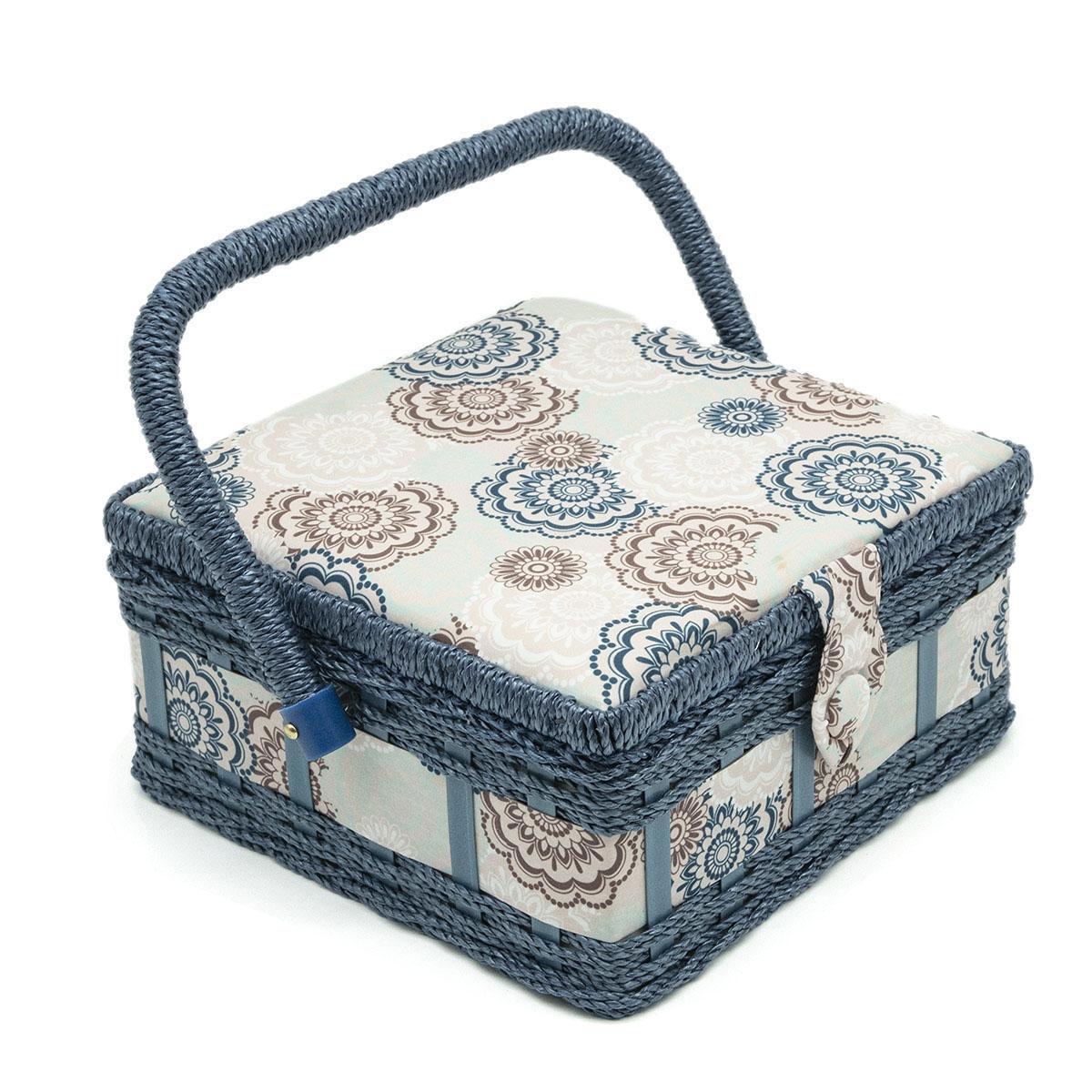 Изображение товара Шкатулка малая декоративная Hobby&Pro Красно-синие цветы LY1632S PVC Tray 20*20*11см