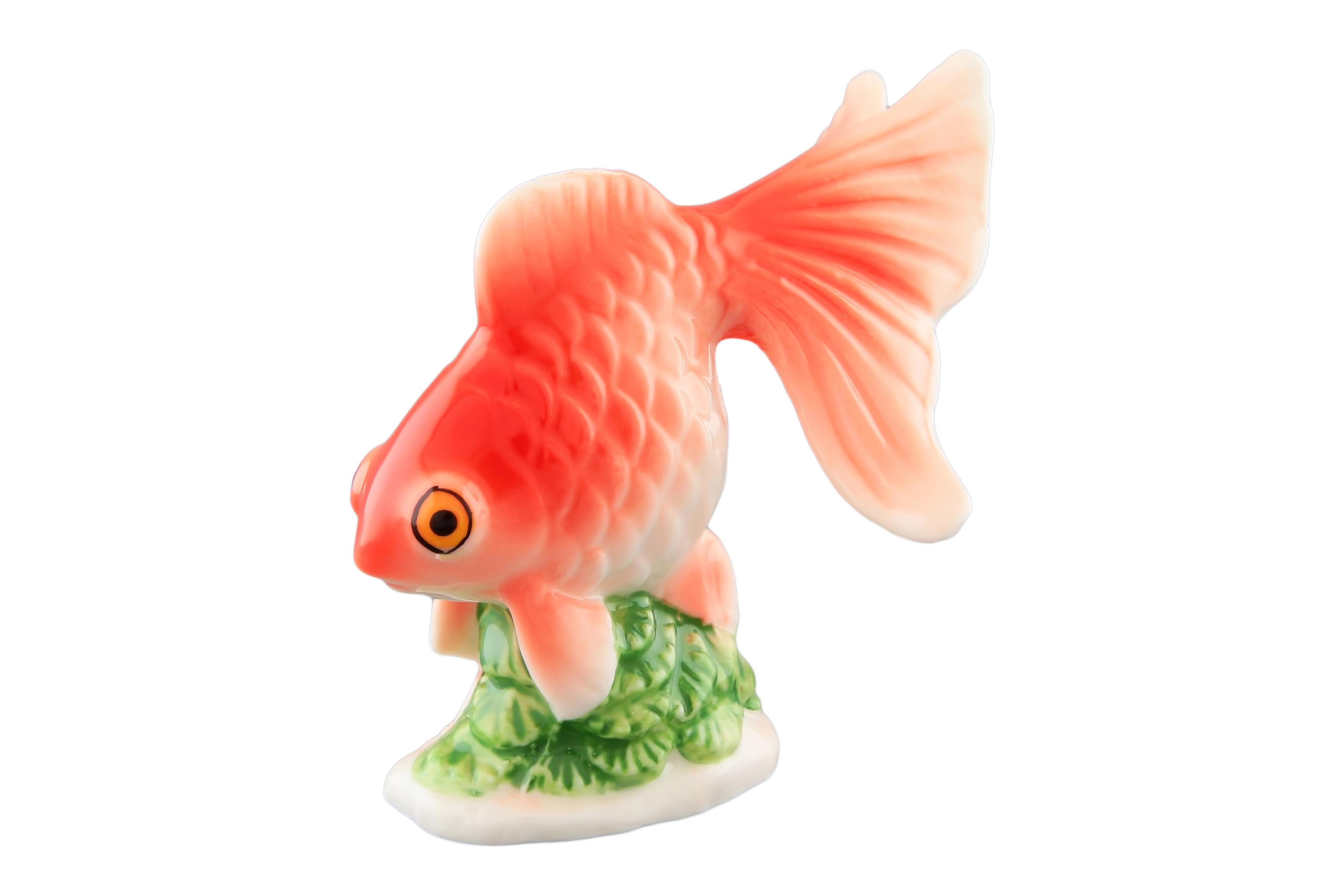 Изображение товара Фигурка декоративная 8x7x7.5 см Elan Gallery Золотая рыбка
