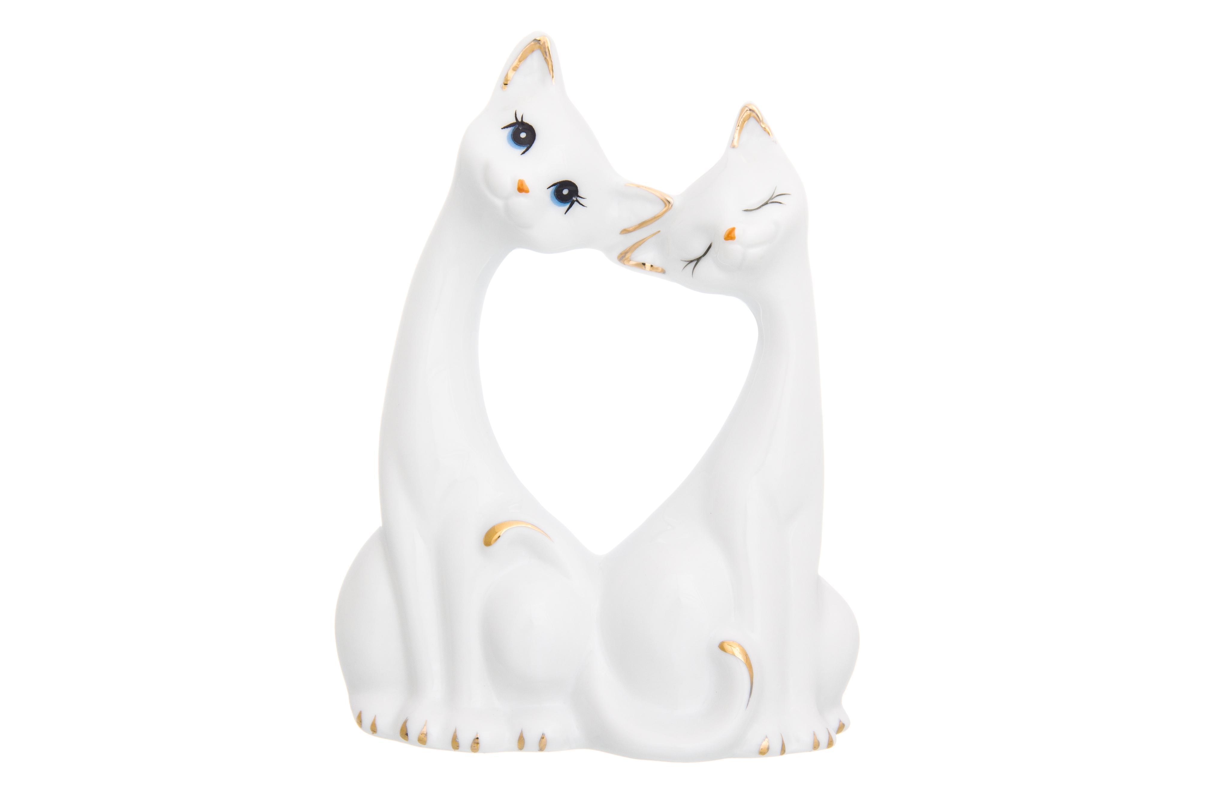 Изображение товара Пара кошечек из фарфора ELAN GALLERY — декоративная фигурка 12,5 см