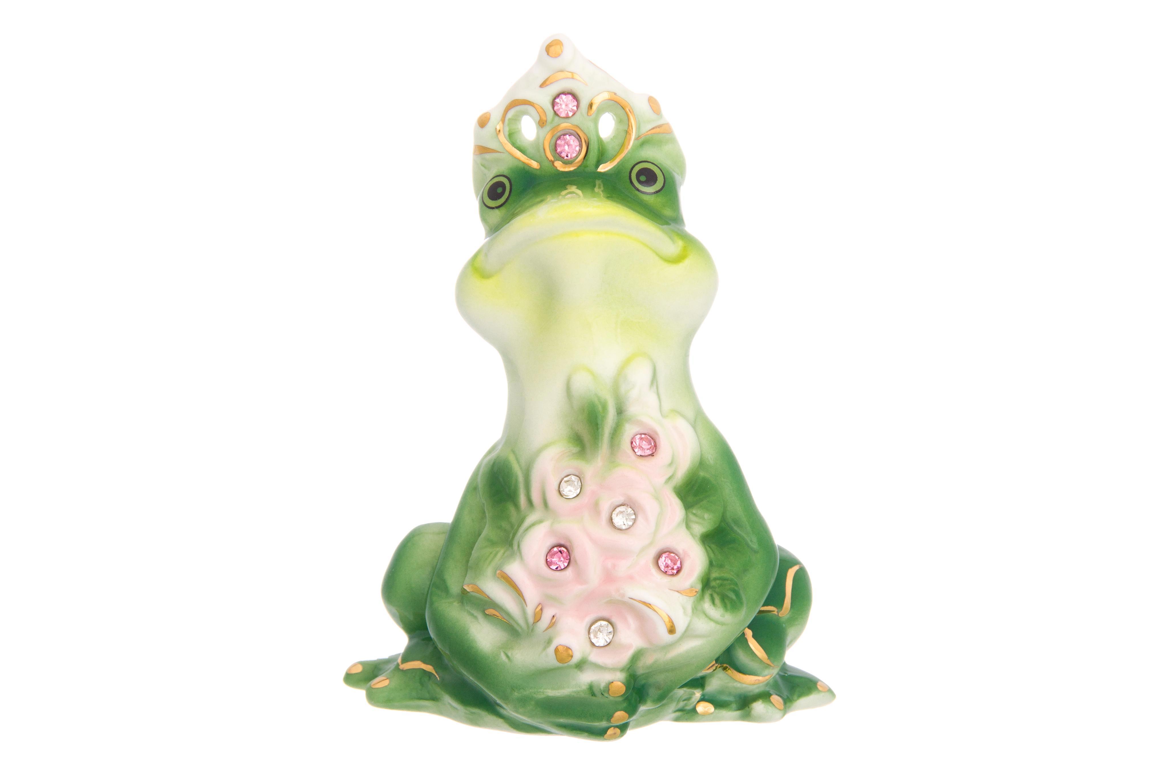 Изображение товара Фигурка декоративная 8.5x7.5x12 см Elan Gallery Царевна лягушка цветная