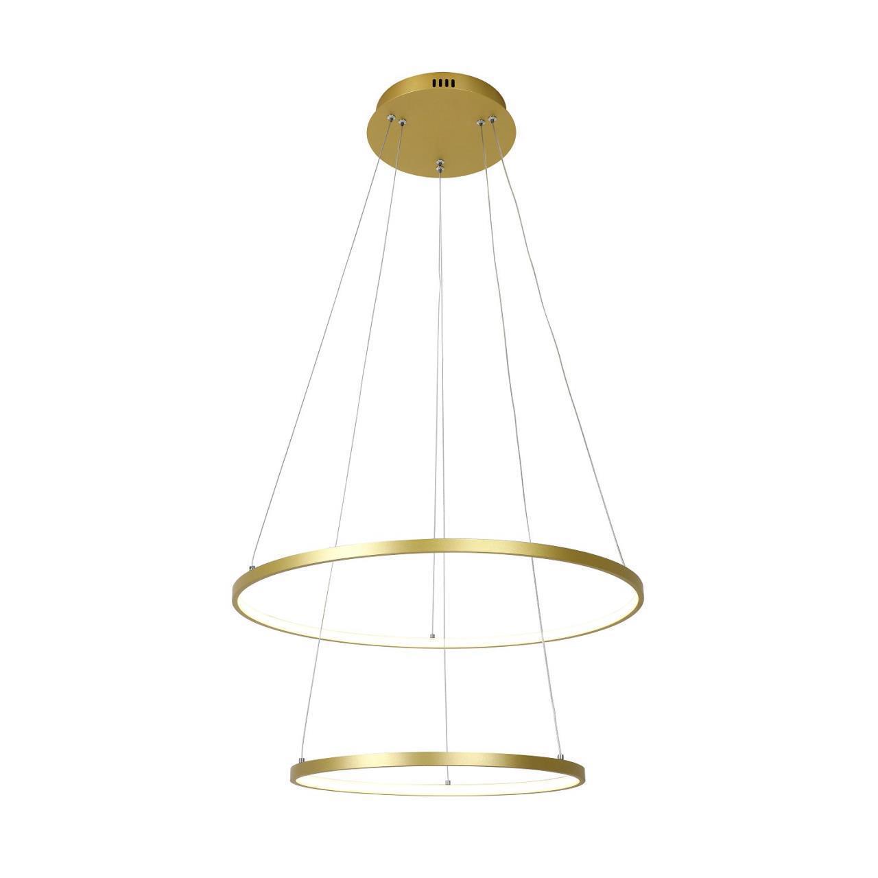 Изображение товара Подвесной светодиодный светильник FAVOURITE Giro 11.70 м² золото стиль современный