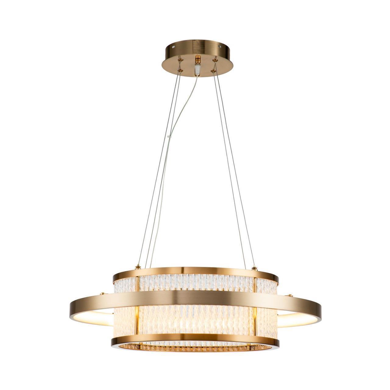 Изображение товара Подвесная люстра FAVOURITE Arena 8 м² теплый белый свет золотой стильная