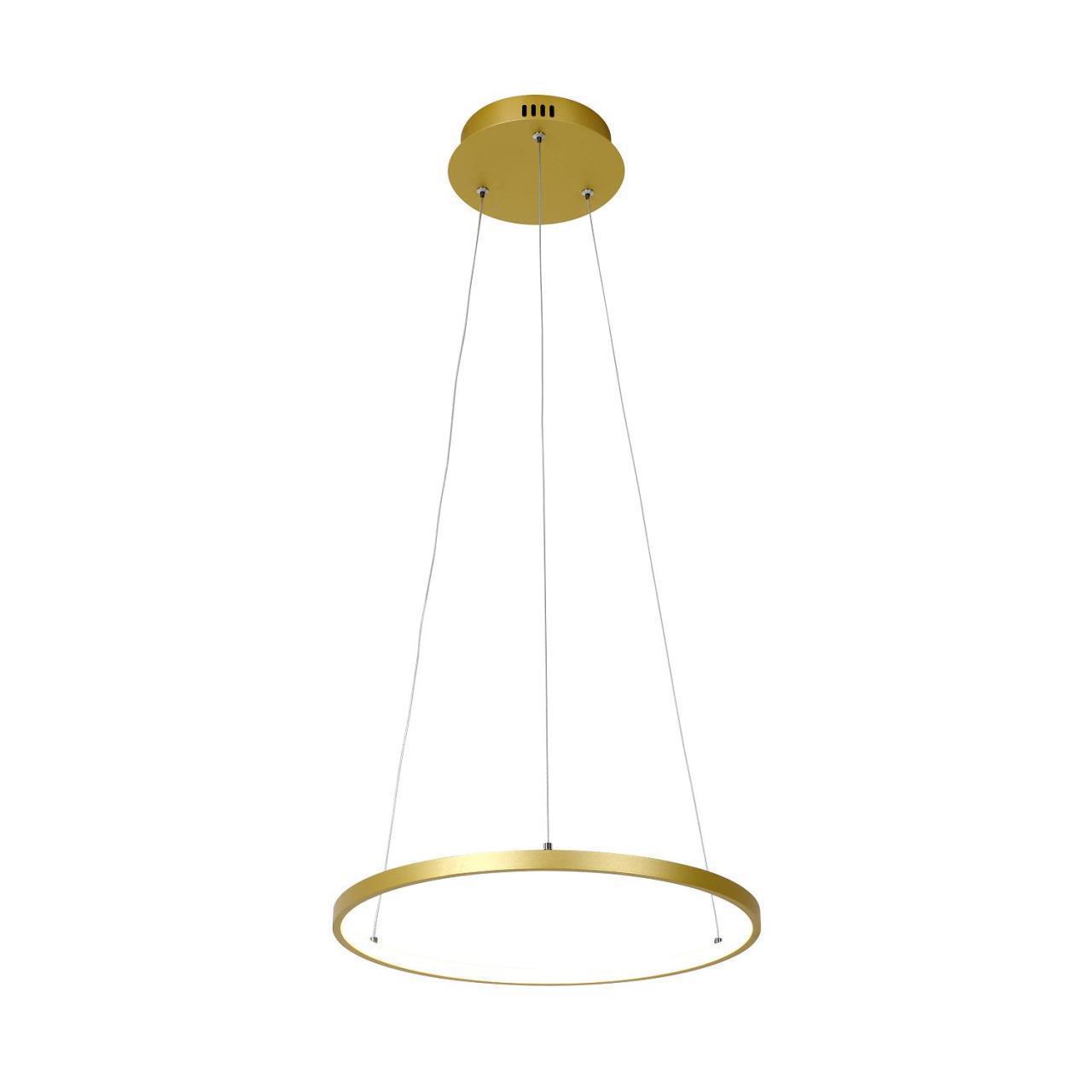 Изображение товара Подвесная LED люстра Giro 4.6 м² золотой стиль современный потолочная