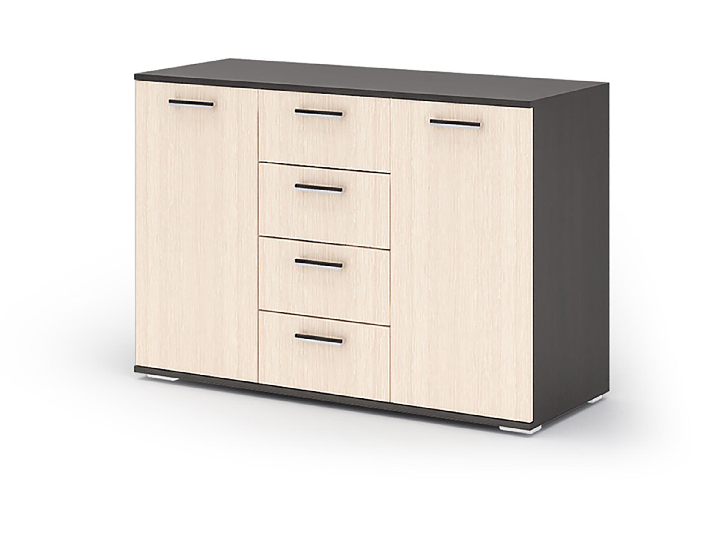Изображение товара Комод Стендмебель №2 с 4 ящиками, цвет венге, 80x46x102 см