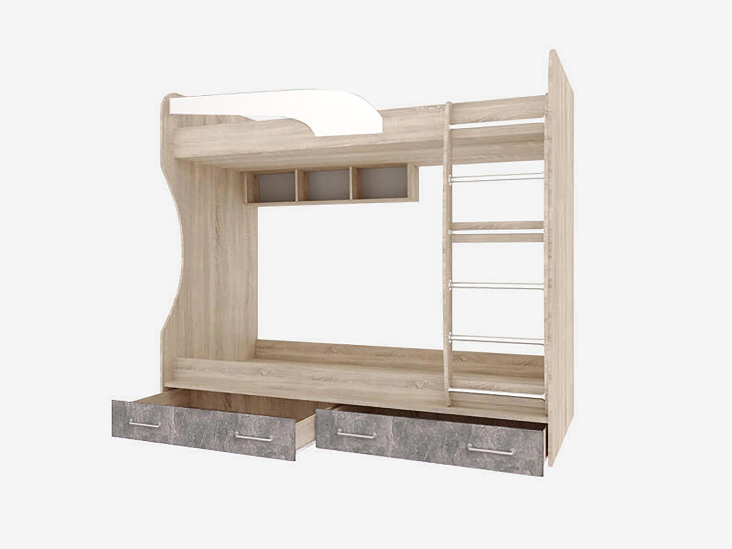 Изображение товара Детская кровать Тэкс Колибри 170x189.2 см с ящиками для хранения и полкой