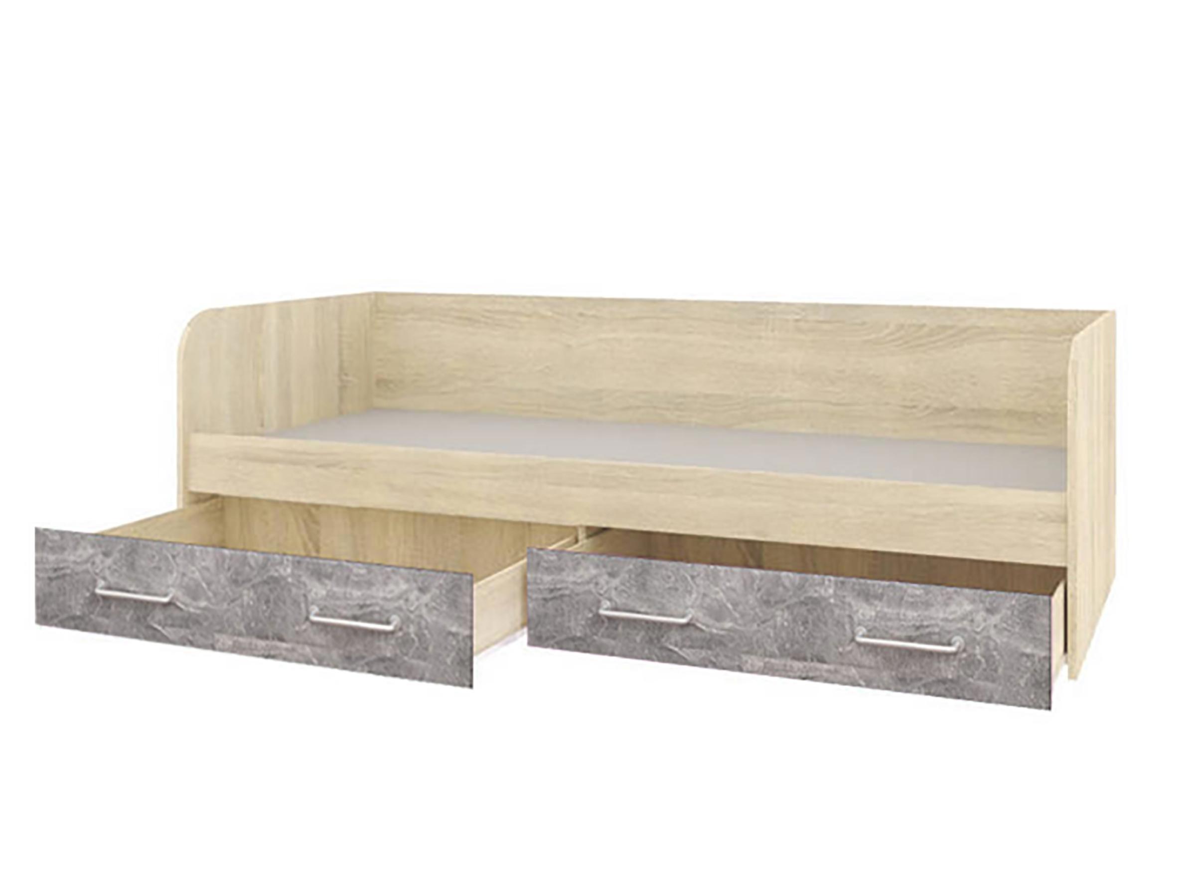 Изображение товара Детская кровать Тэкс Колибри 60x189.2x86.2 см дуб сонома с ящиками