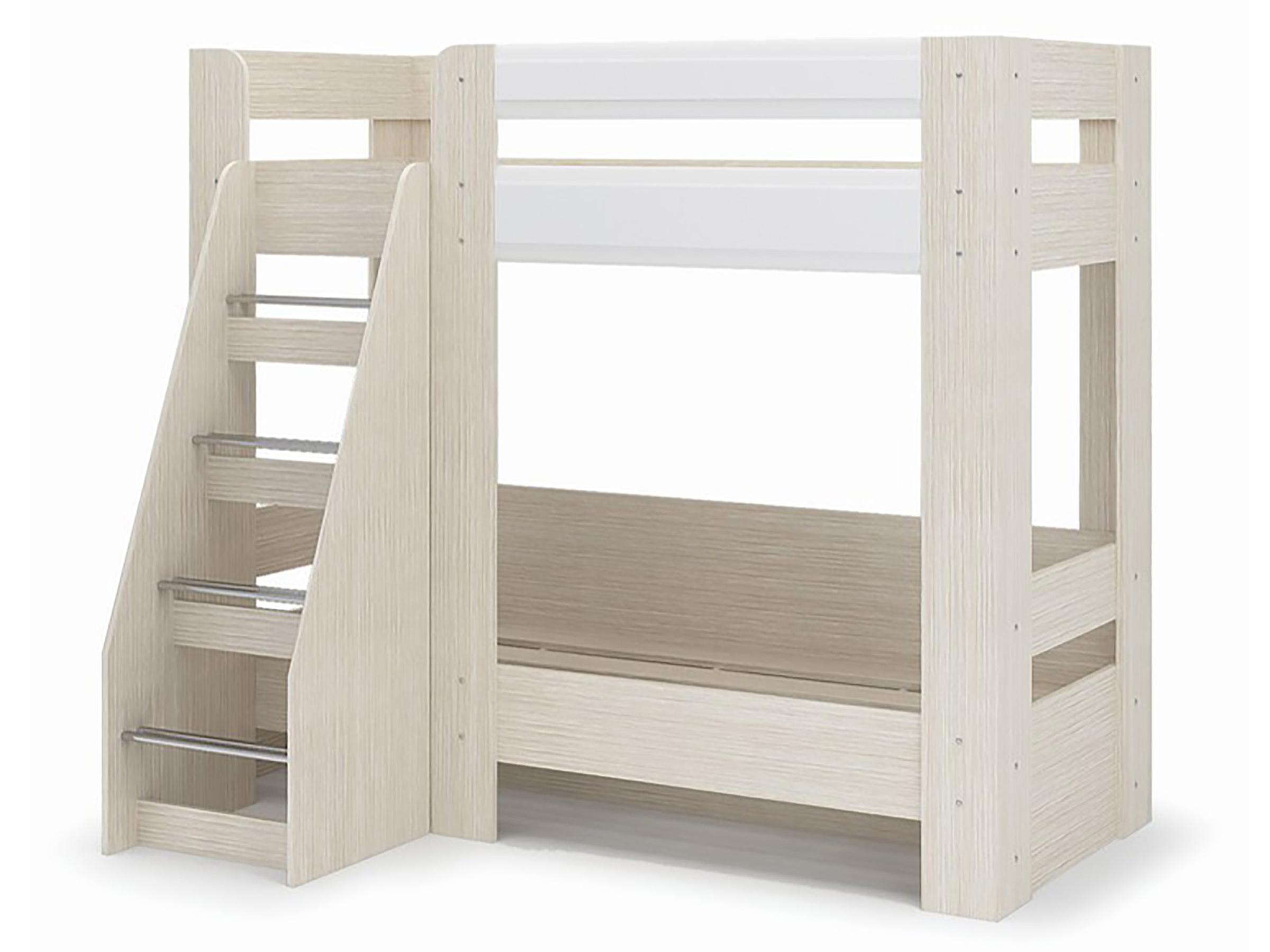 Изображение товара Кровать двухъярусная Стендмебель Симба 136x170x198 см цвет белый глянец