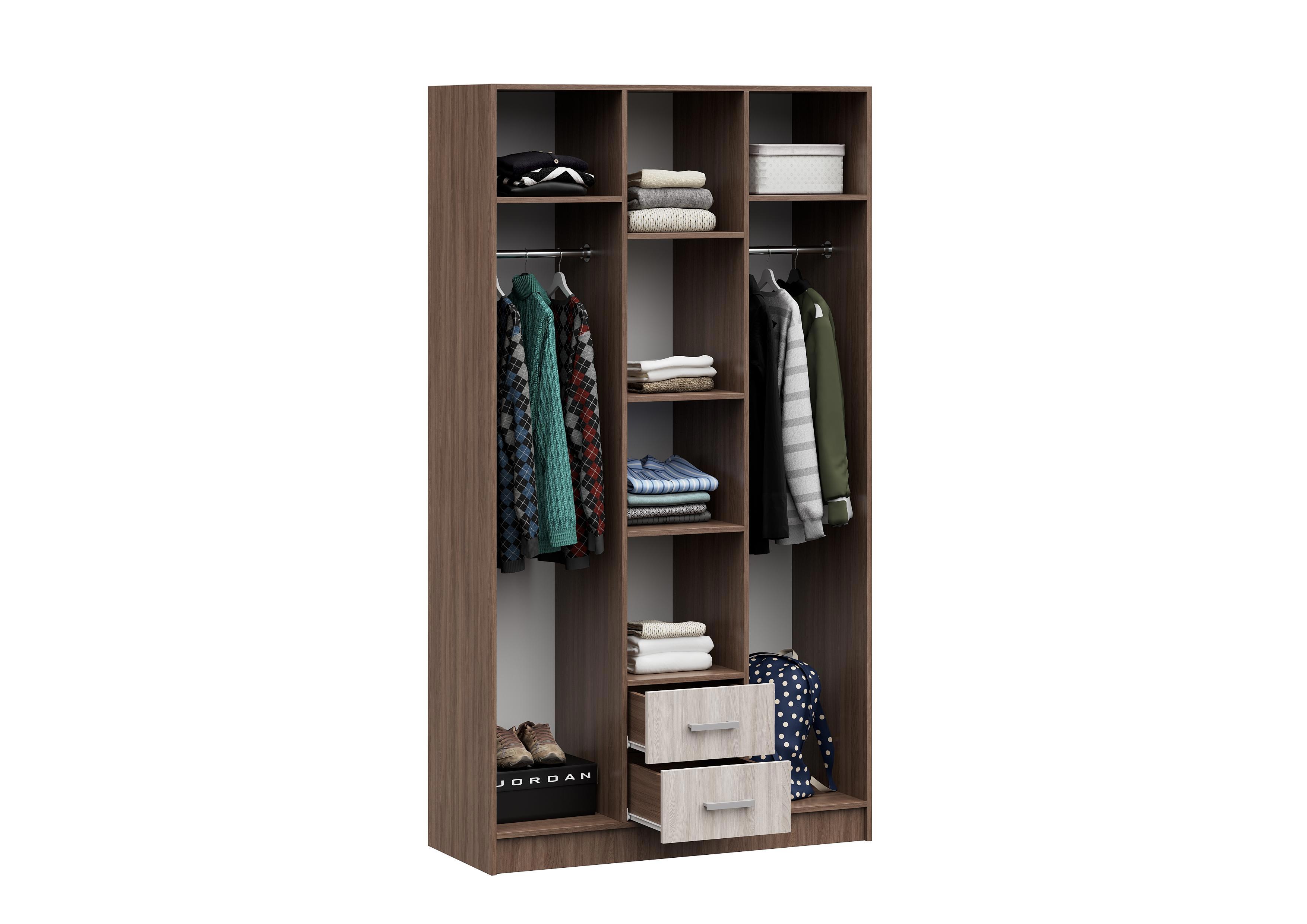 Изображение товара Шкаф Трио 120x220 см ЛДСП ясень шимо от Стендмебель