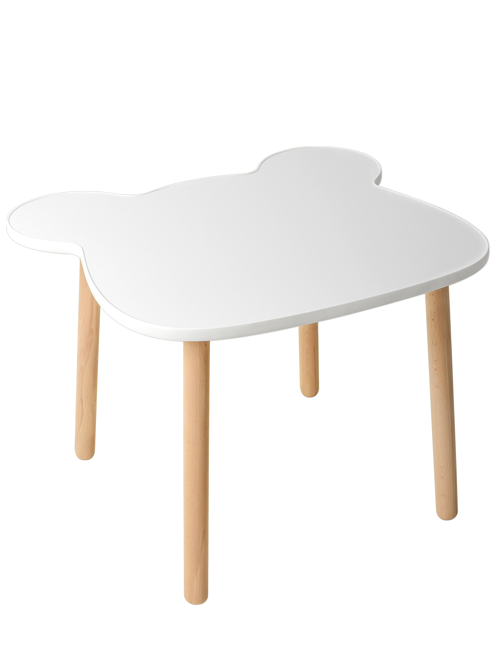 Изображение товара Детский стол Mega Toys 60x60 см белый для игр и занятий