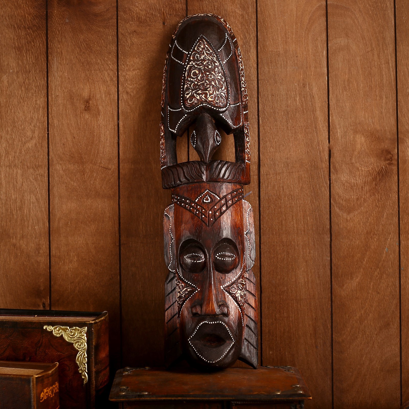 Изображение товара Панно-маска настенная "Абориген" 50x14x5 см