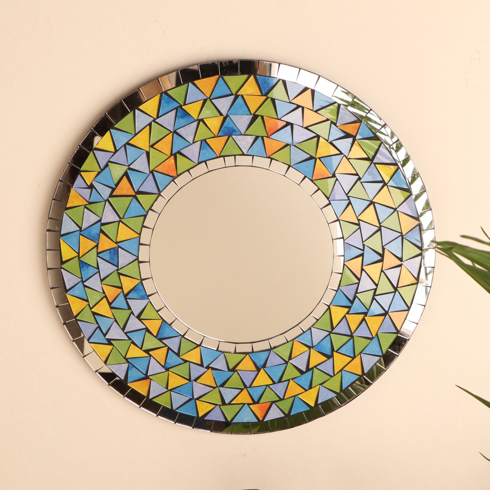 Изображение товара Панно зеркальное "Радуга" 40x1x40 см