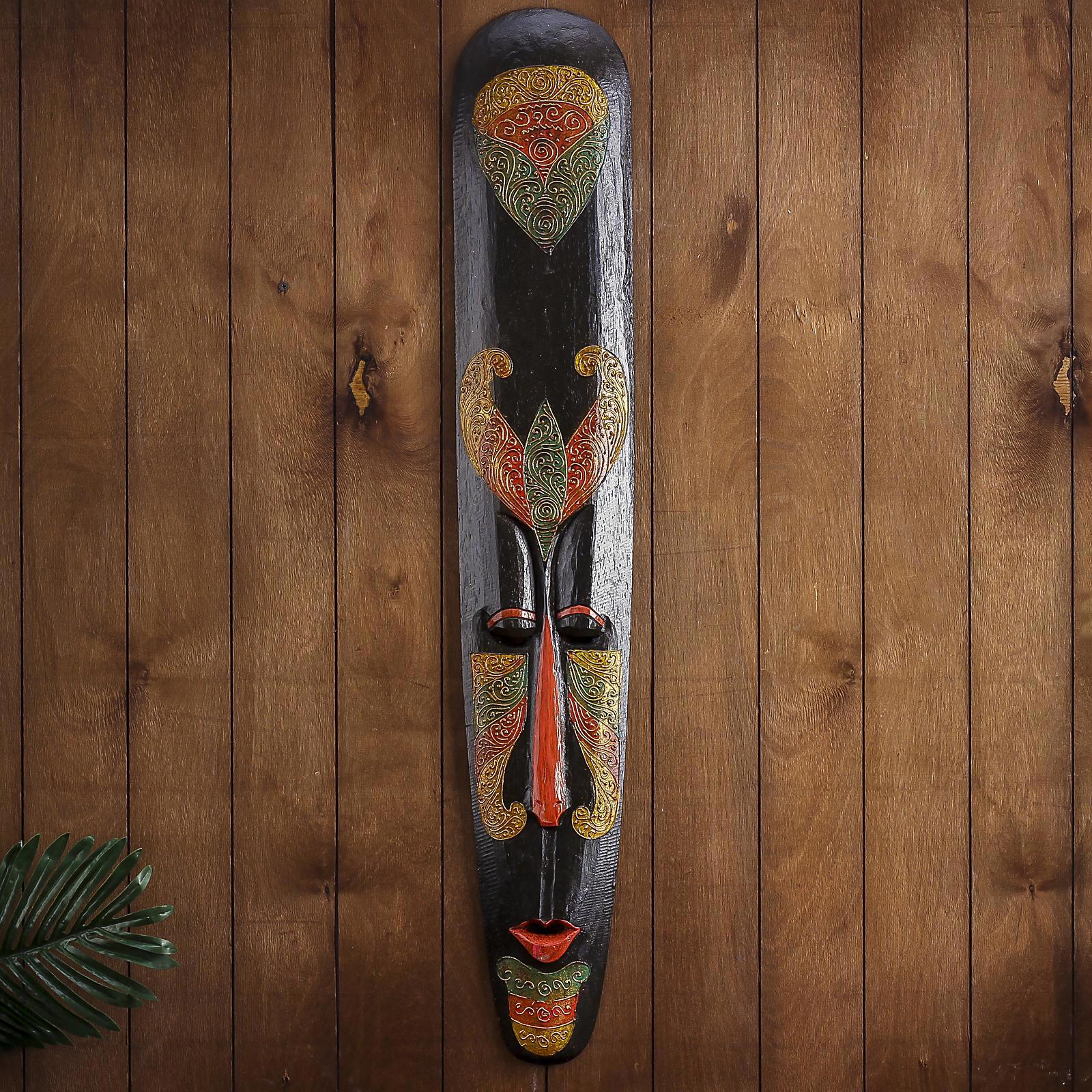 Изображение товара Панно-маска настенная Чудо из дерева 3x17x100 см