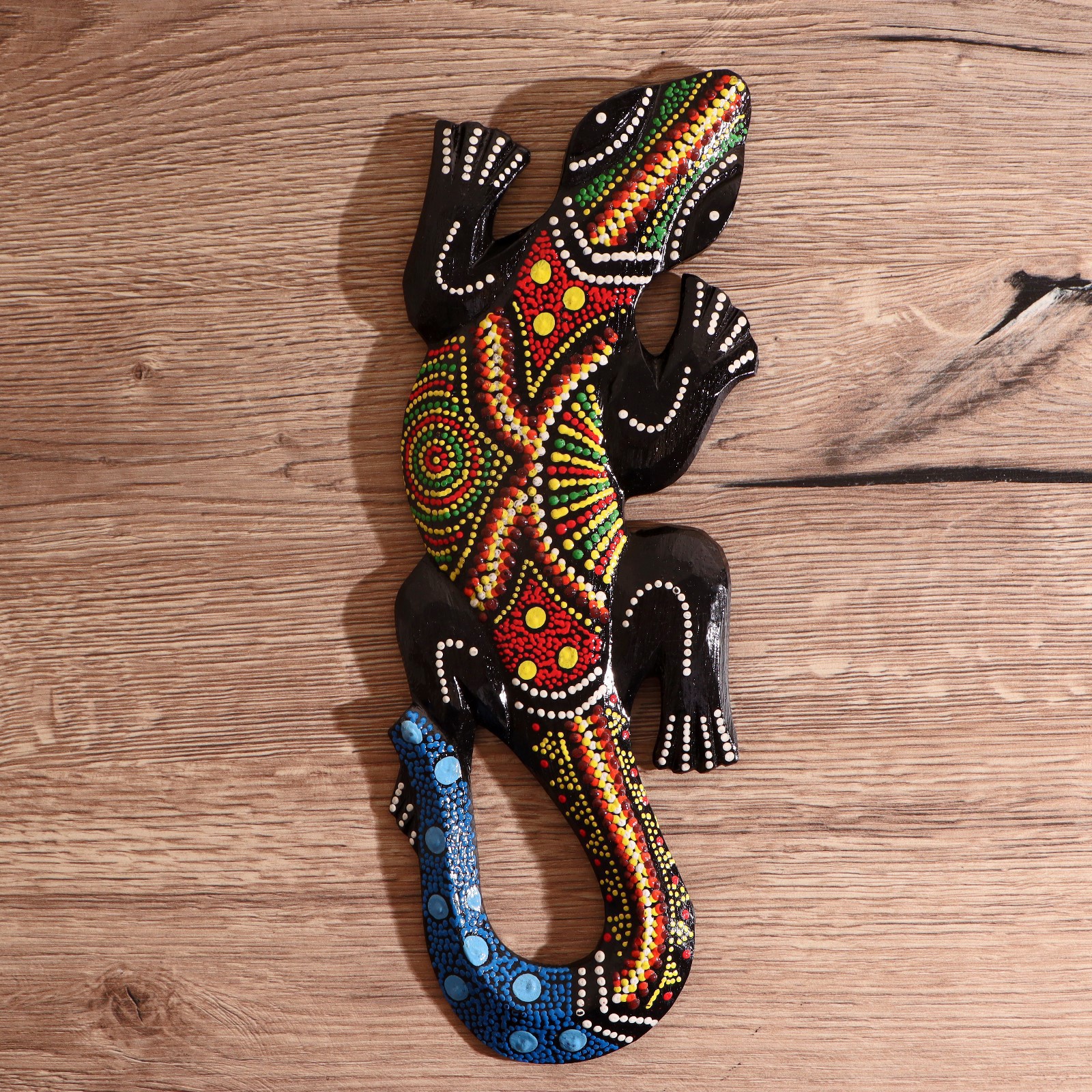 Изображение товара Панно настенное "Геккон цветная абстракция" 30 см