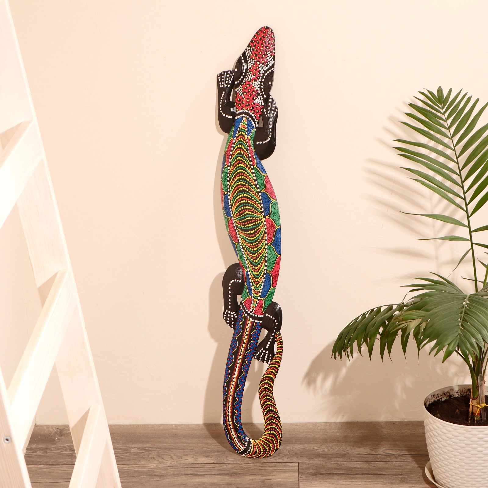 Изображение товара Панно настенное "Геккон африканский" 14x1x100 см