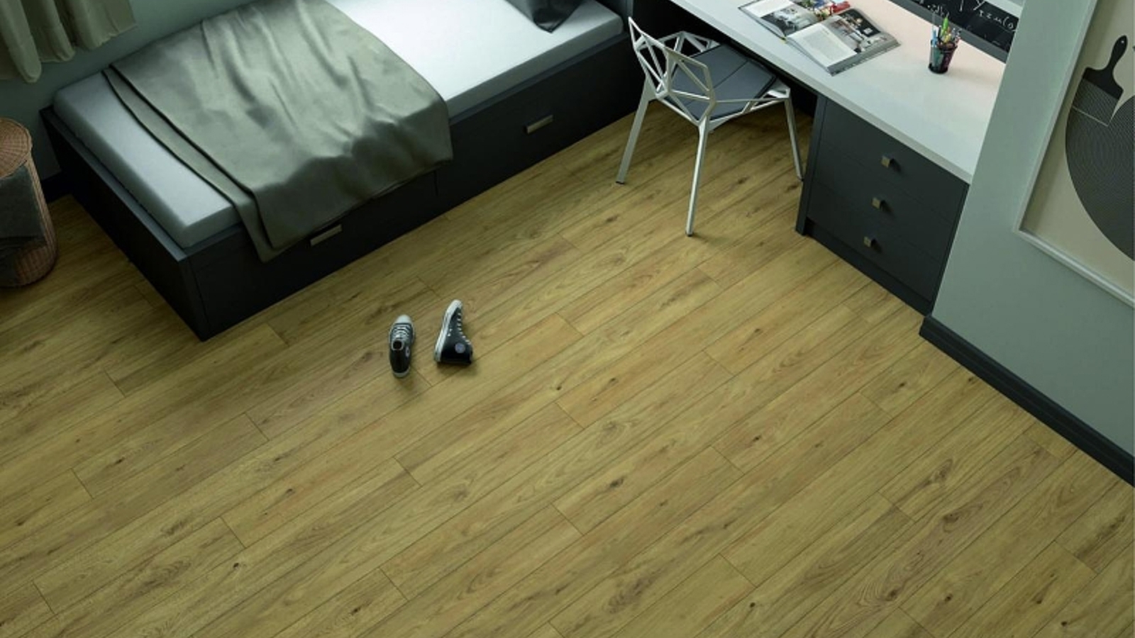 Изображение товара Ламинат AGT Тоскана 33 класс 8 мм с фаской 1.76 м² водо- и влагостойкий