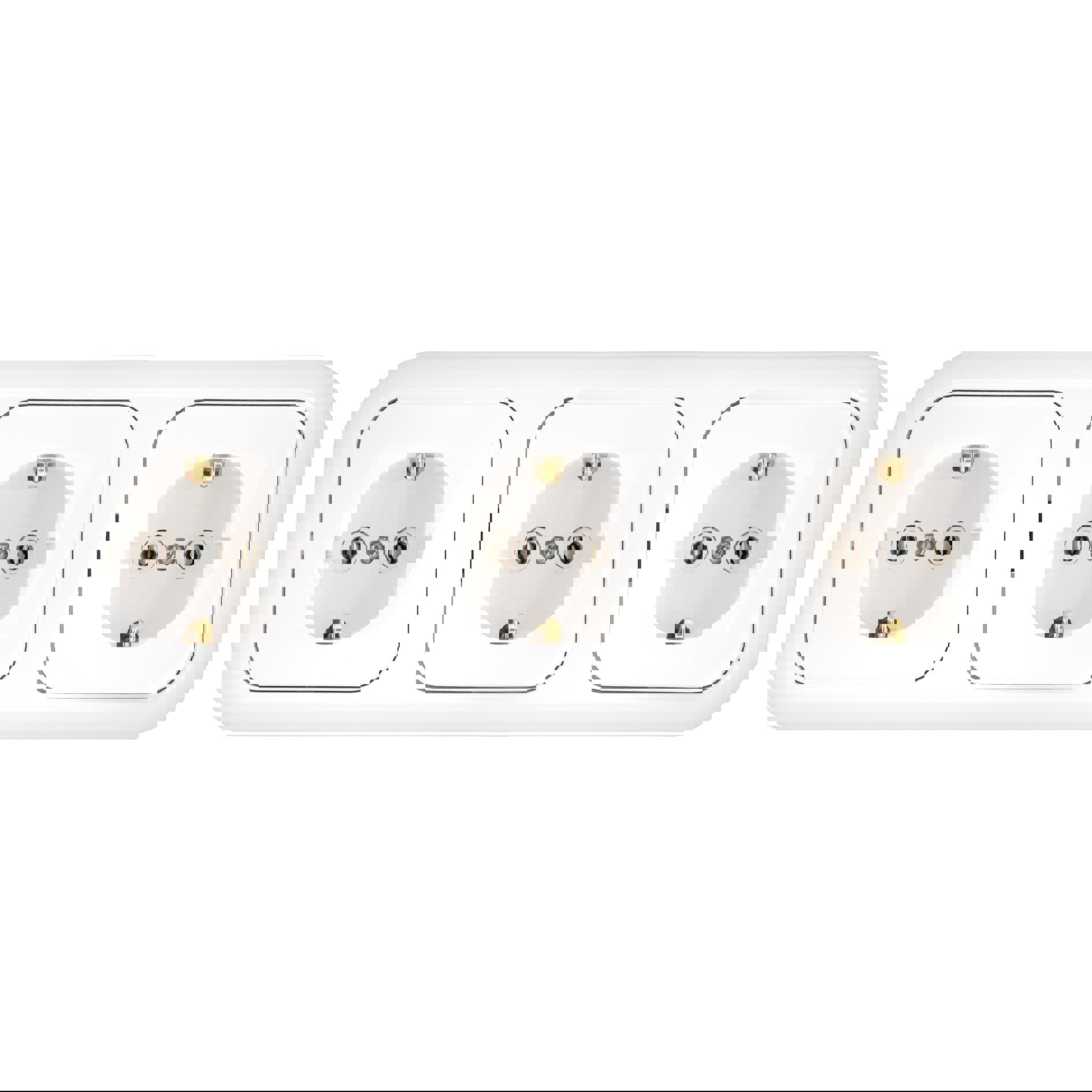 Изображение товара Розетка тройная встраиваемая Bylectrica Гармония РС16 353 с заземлением белая