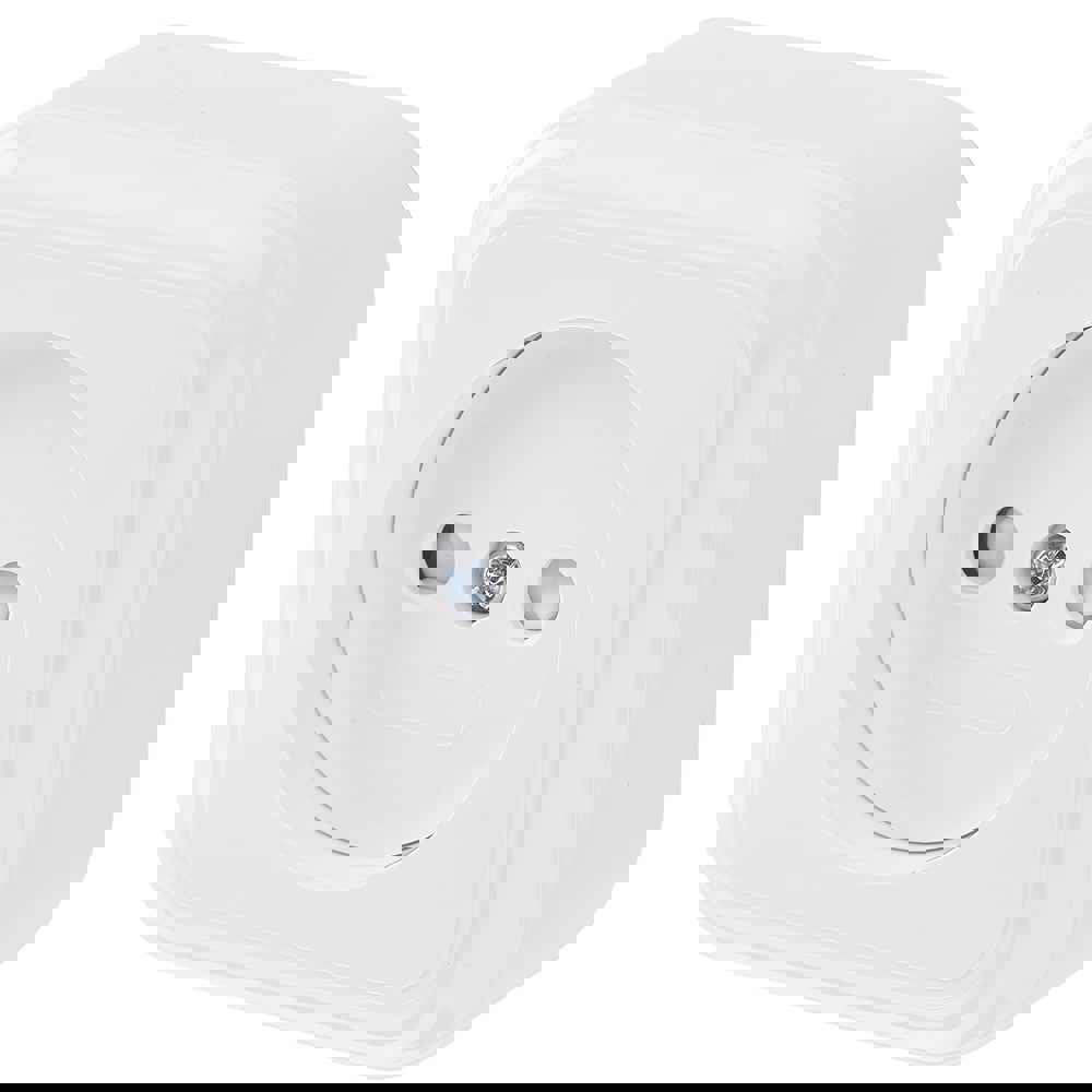 Изображение товара Розетка накладная Bylectrica Пралеска РА16-279 цвет белый