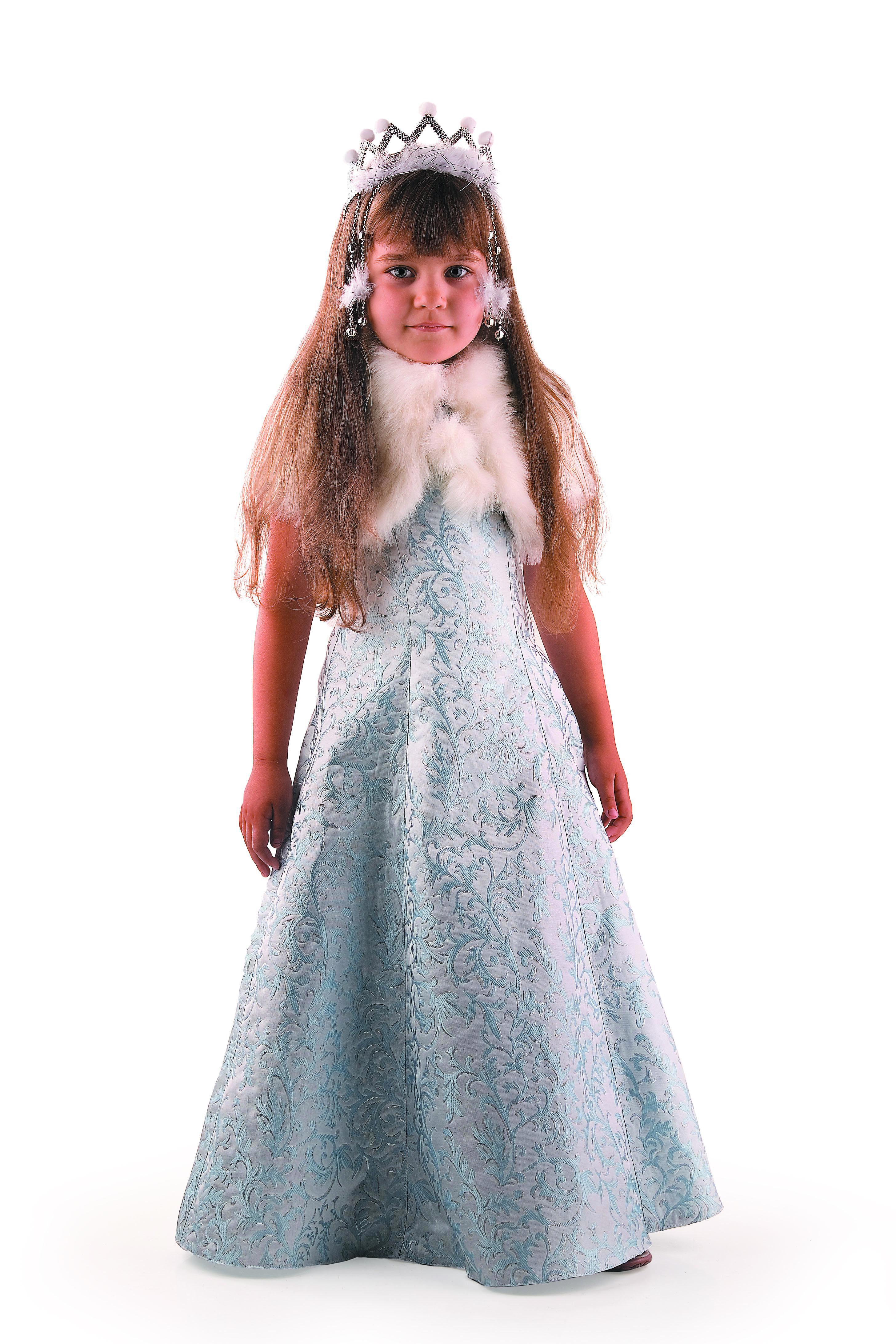 Изображение товара Карнавальный костюм Батик 176-140-72 Снегурочка Жемчужная размер 140-72 176