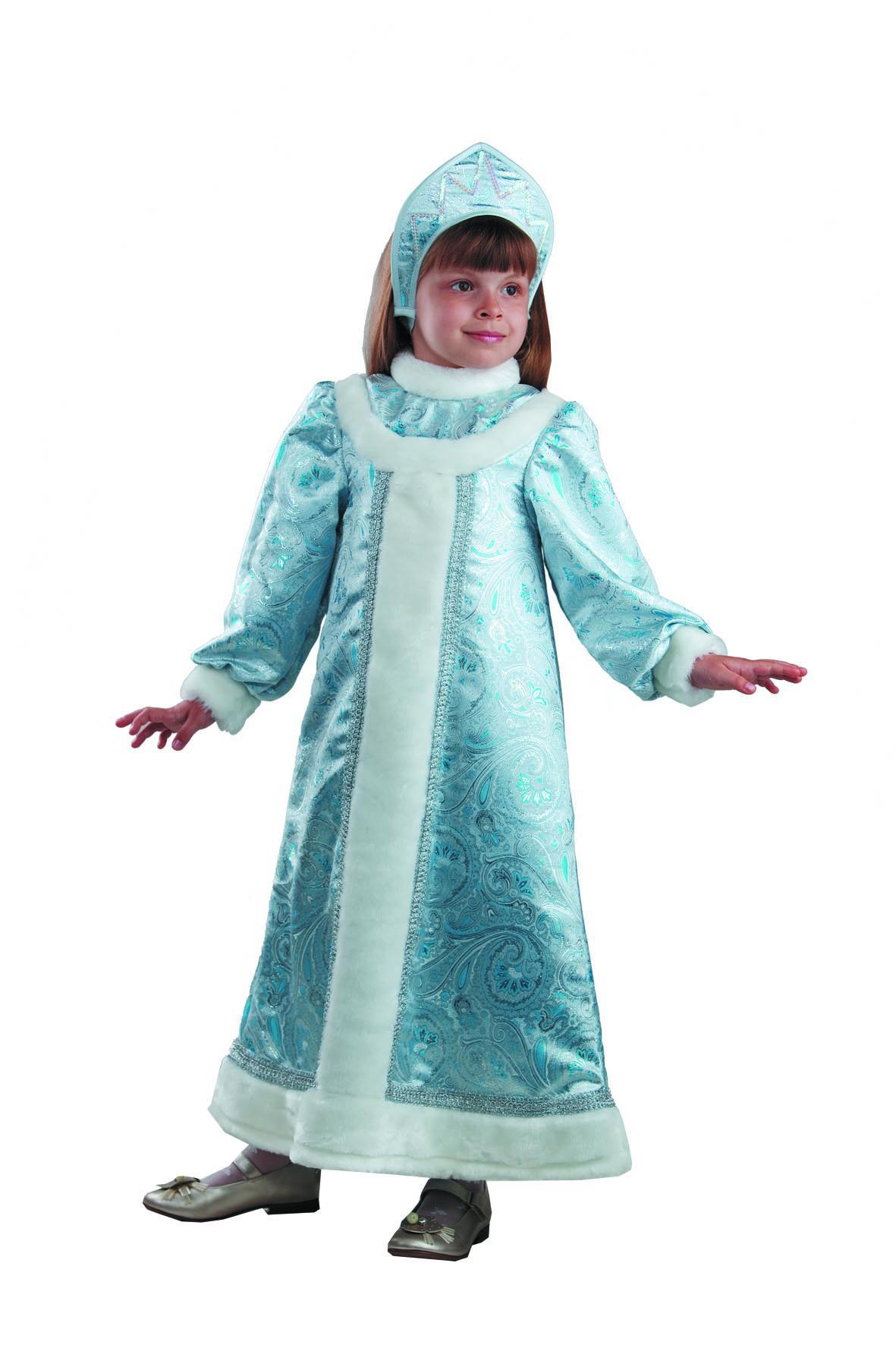 Изображение товара Карнавальный костюм Батик 429-116-60 Снегурочка шёлк размер 116-60 429