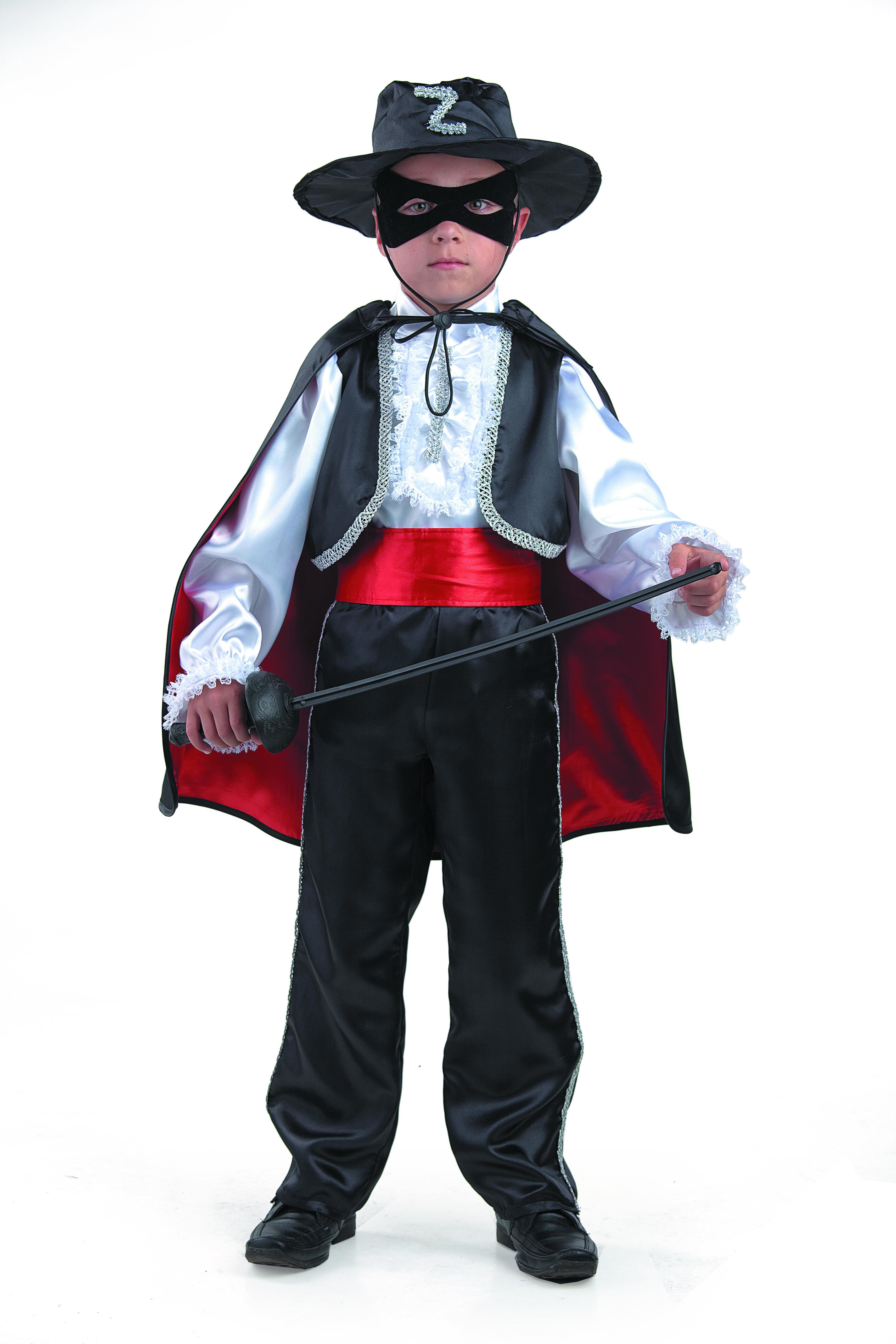 Изображение товара Карнавальный костюм Батик 7008-146-72 детский 7008 ЗОРРО р.146-72 для мальчиков