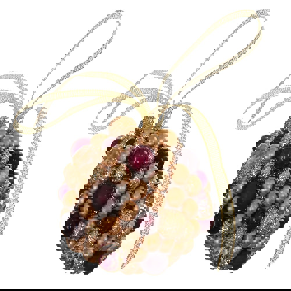 Изображение товара Новогоднее украшение Шар 9x9x9 см цвет золотой