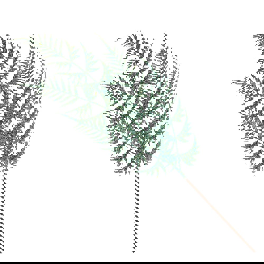 Изображение товара Новогоднее украшение Ветка 3x74x26 см цвет зеленый