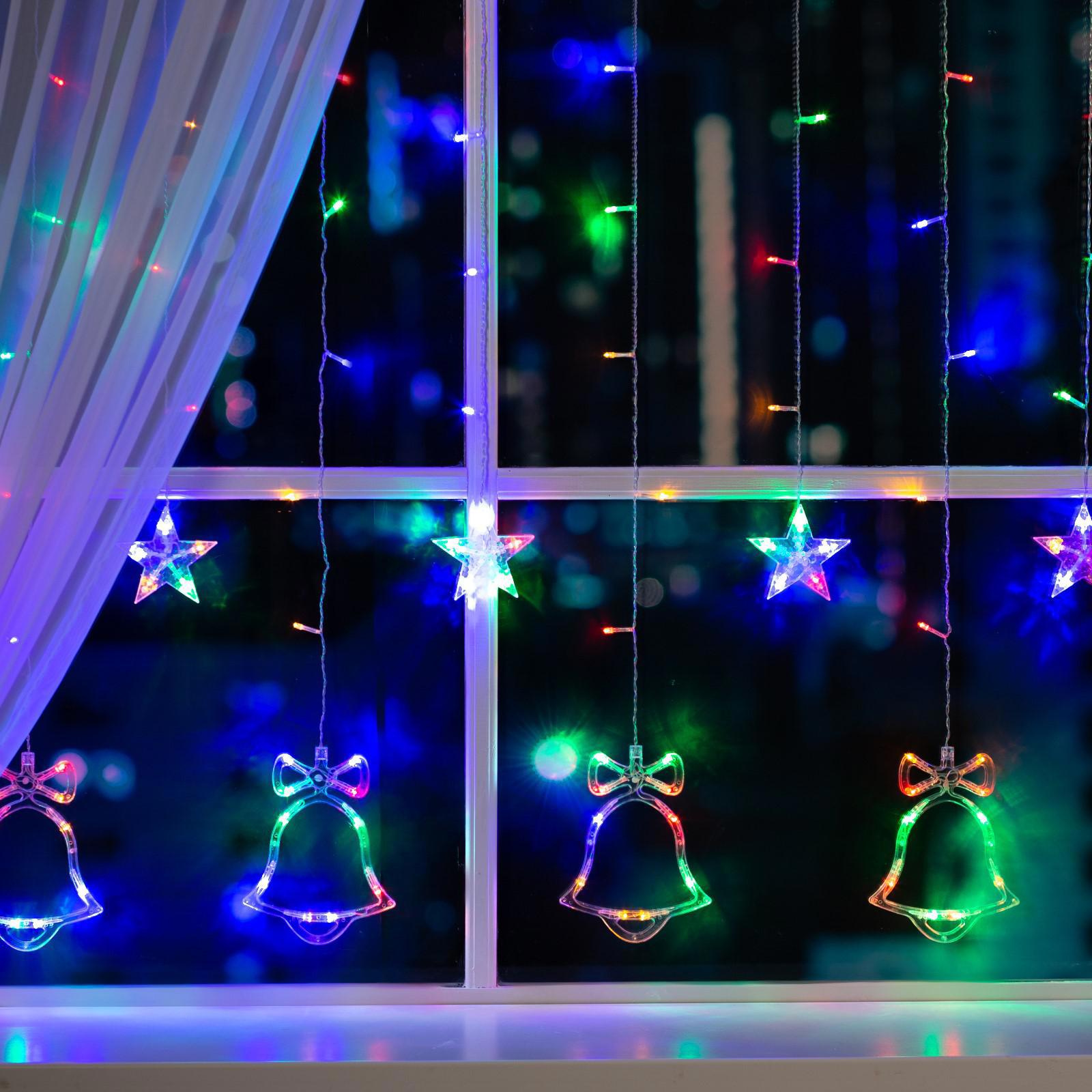 Изображение товара Электрогирлянда комнатная Luazon lighting бахрома 2.4 м 138 LED разноцветных режимов