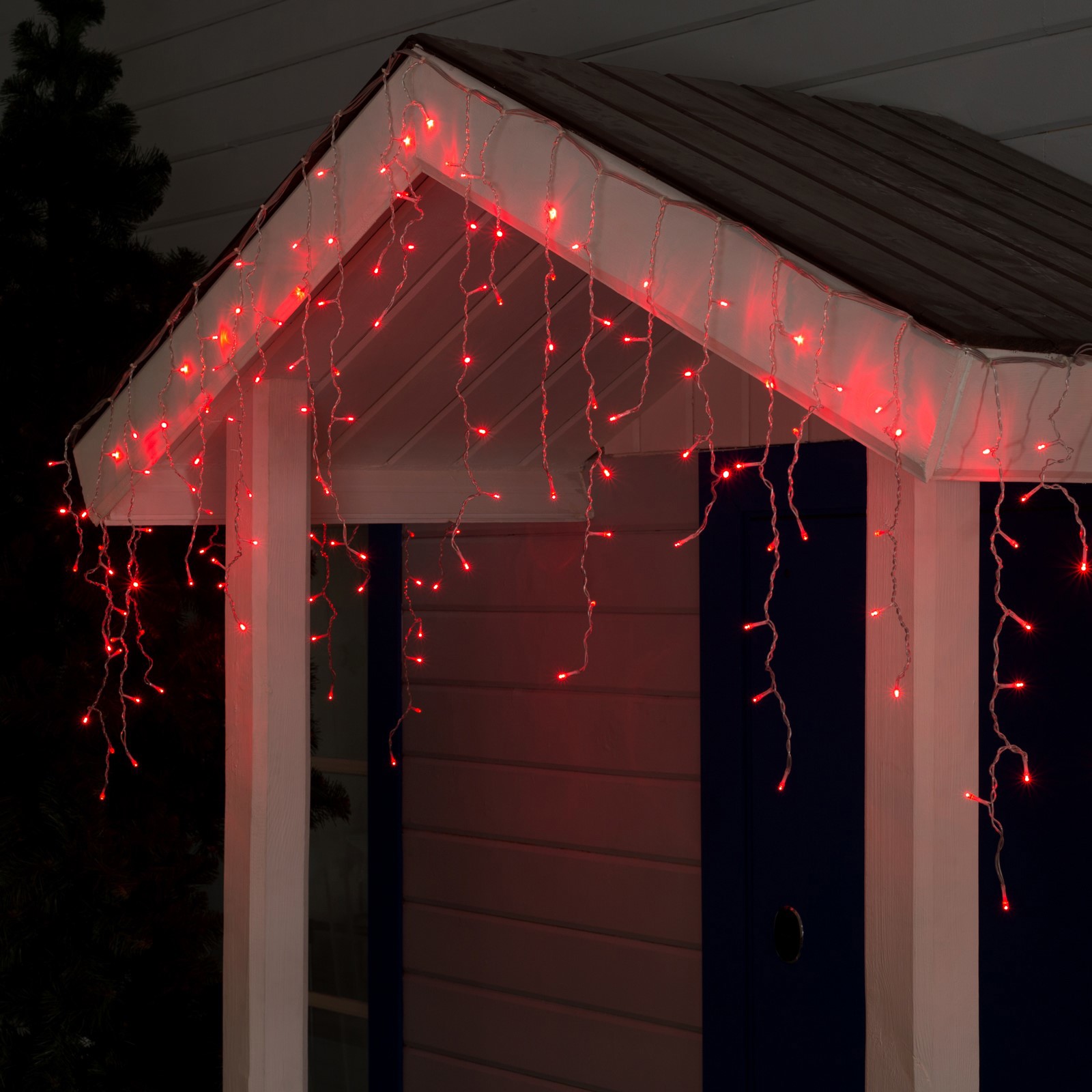 Изображение товара Электрогирлянда универсальная Luazon lighting 187281 бахрома 3x3 м 160 ламп красный