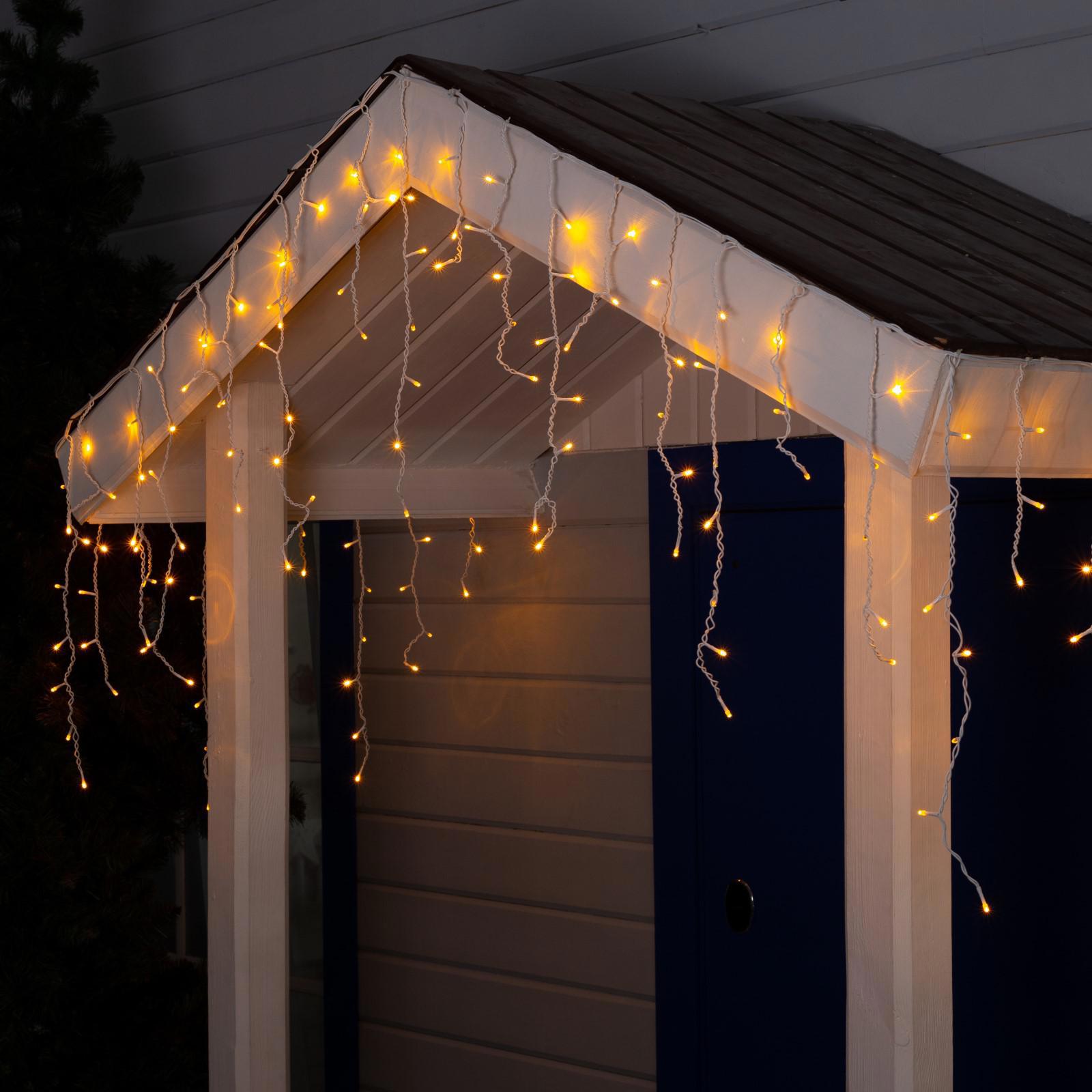 Изображение товара Электрогирлянда Luazon lighting 3584215 Бахрома 4х4 м 180 ламп желтый