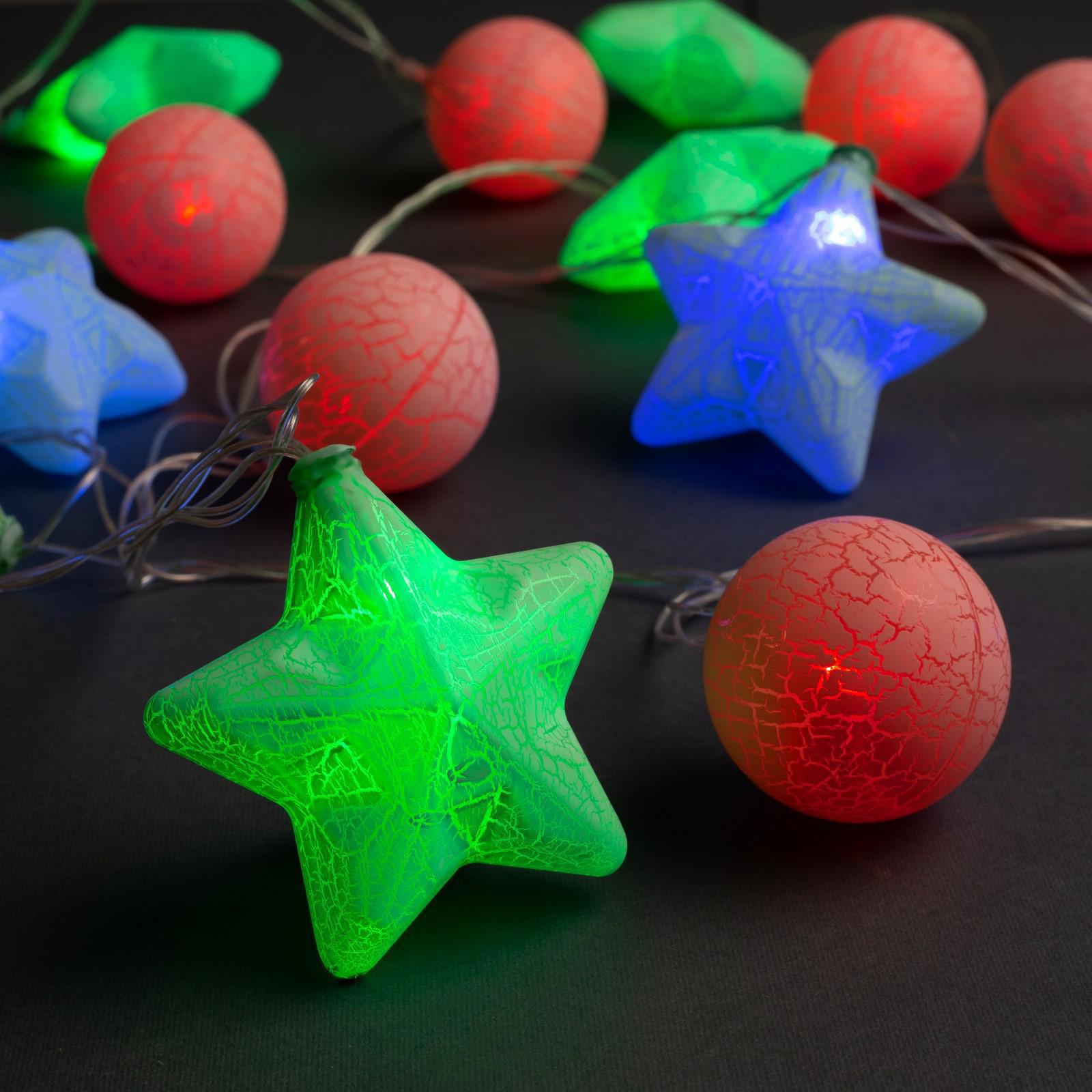 Изображение товара Электрогирлянда комнатная Luazon lighting 3590757 гирлянда 4 м 20 ламп бесцветный 8 режимов работы