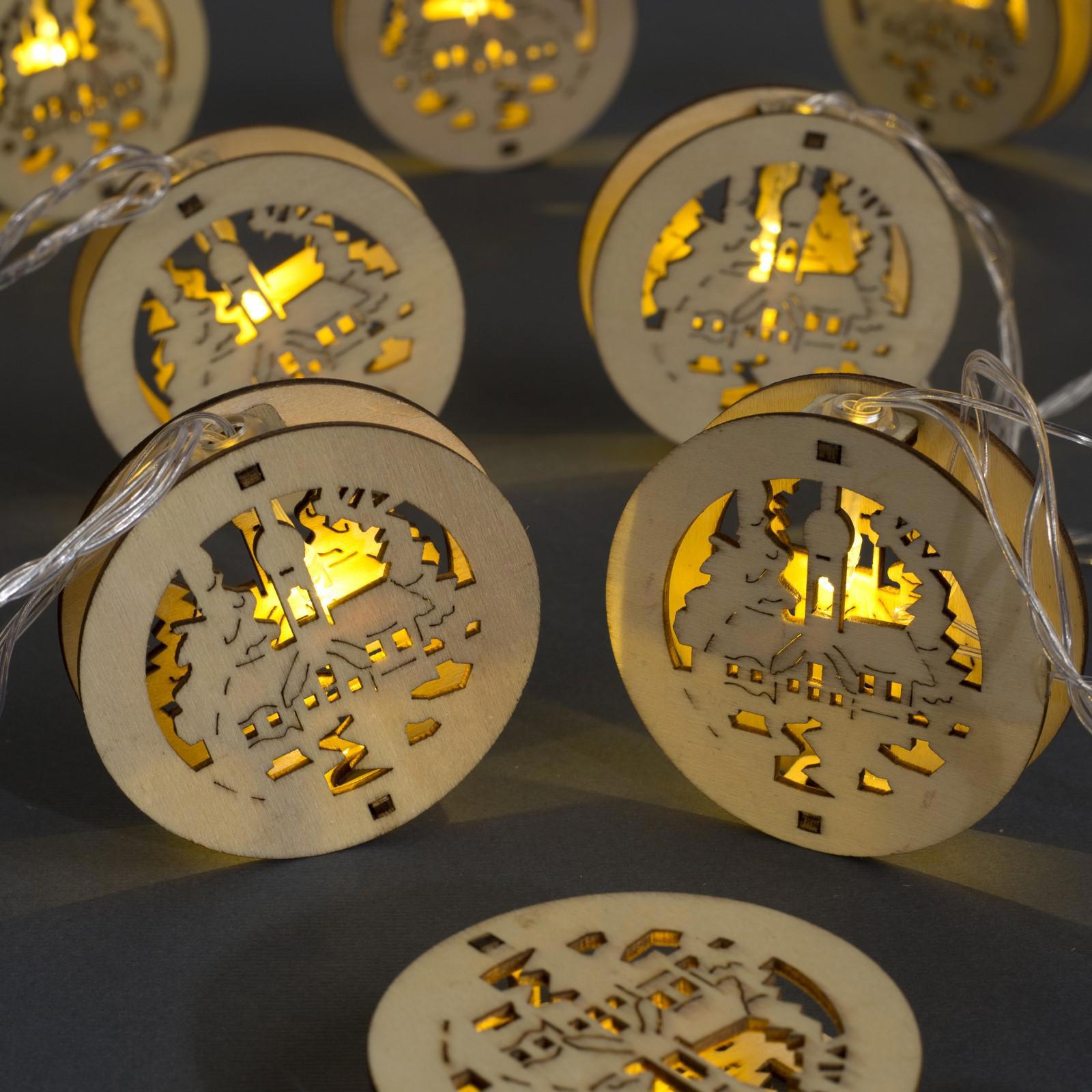 Изображение товара Электрогирлянда комнатная Luazon lighting 4445738 гирлянда 4.5 м 20 ламп бесцветный 1 режим работы