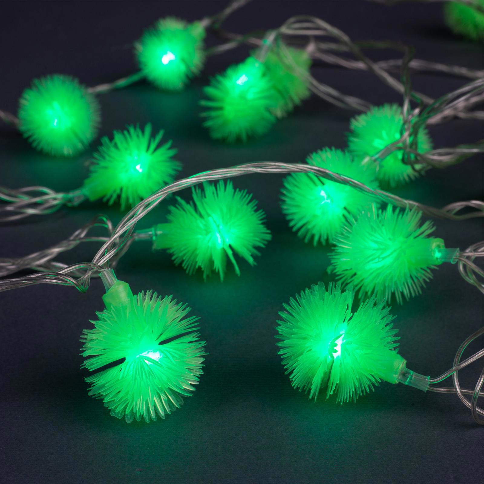 Изображение товара Электрогирлянда комнатная Luazon lighting 3590696 нить 5 м 30 ламп зеленый 8 режимов работы