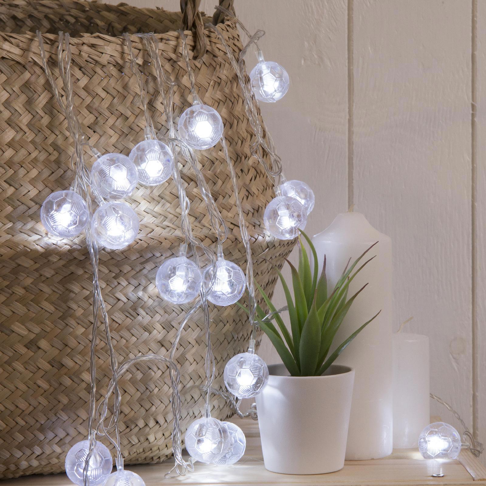 Изображение товара Электрогирлянда комнатная Luazon lighting 2433913 нить 5 м 20 ламп бесцветный 8 режимов работы