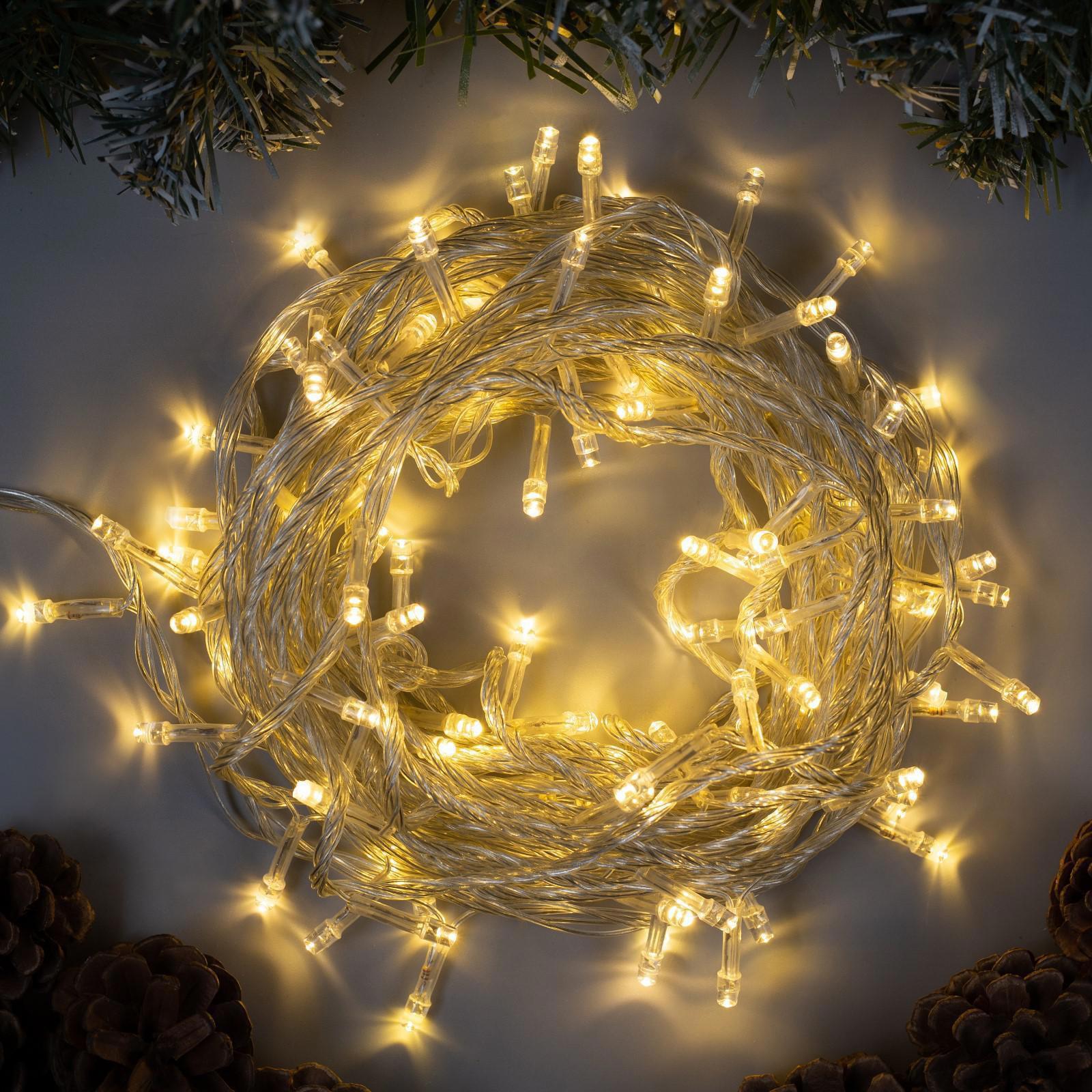Изображение товара Электрогирлянда Luazon Lighting 10 м 100 LED теплый белый