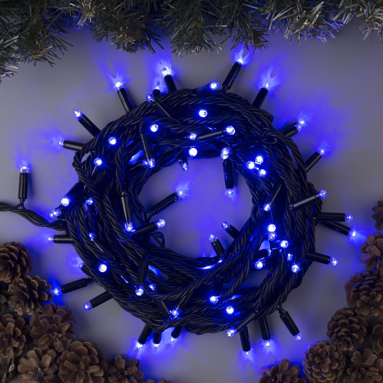 Изображение товара Электрогирлянда Luazon lighting 10 м IP65 100 LED синяя для улицы и интерьера