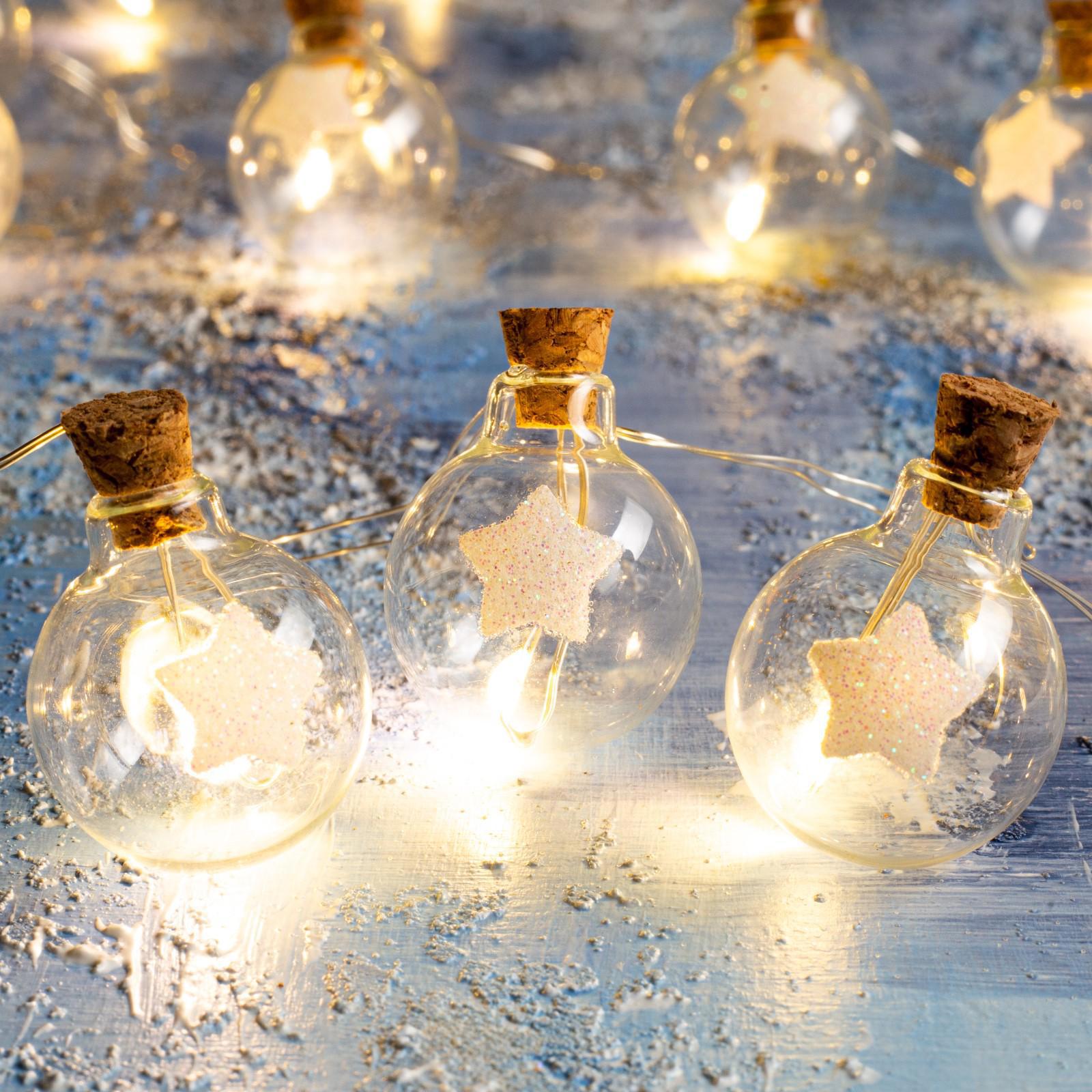 Изображение товара Электрогирлянда комнатная Luazon lighting 5864408 нить 1.6 м 15 ламп бесцветный 1 режим работы