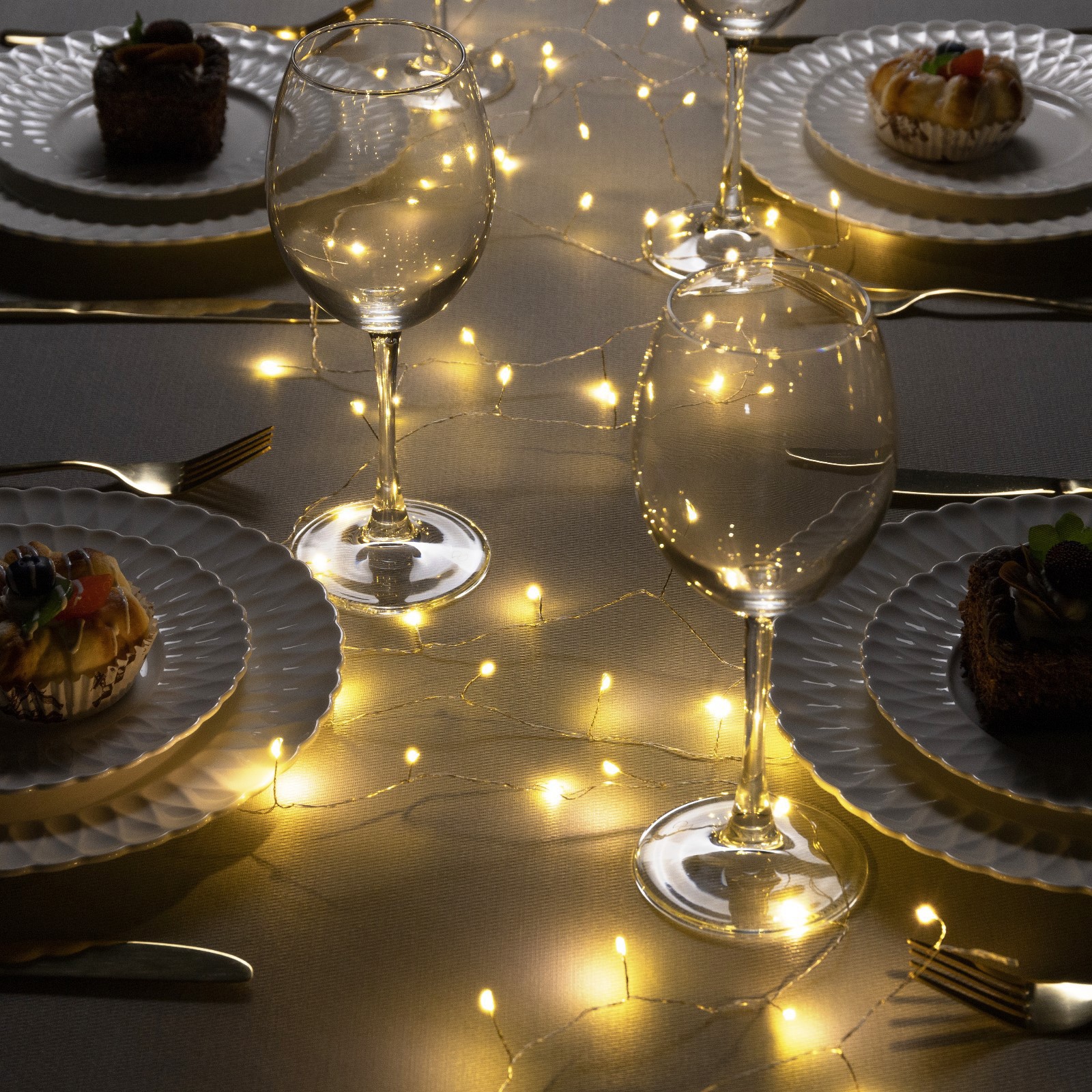 Изображение товара Электрогирлянда комнатная Luazon lighting 5198391 роса 10 м 200 ламп бесцветный 1 режим работы